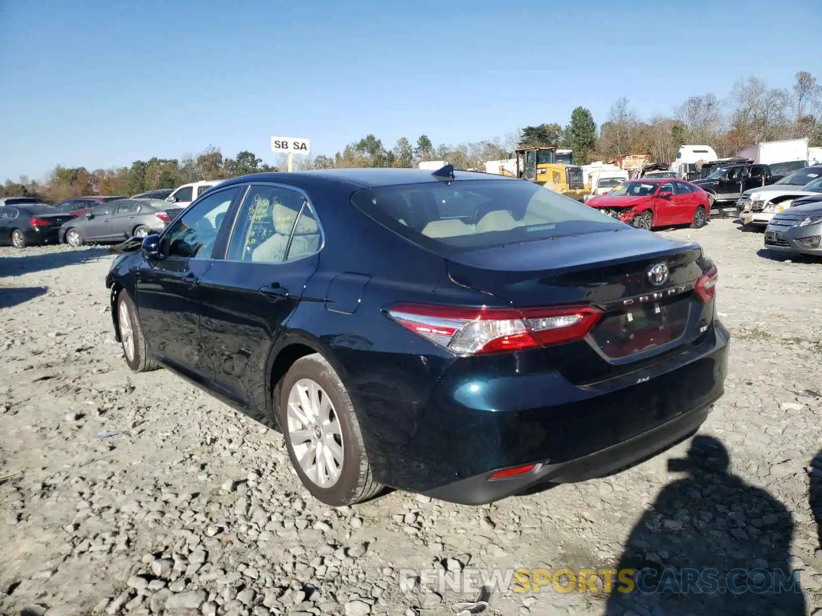 3 Photograph of a damaged car 4T1C11AK2LU889456 TOYOTA CAMRY 2020