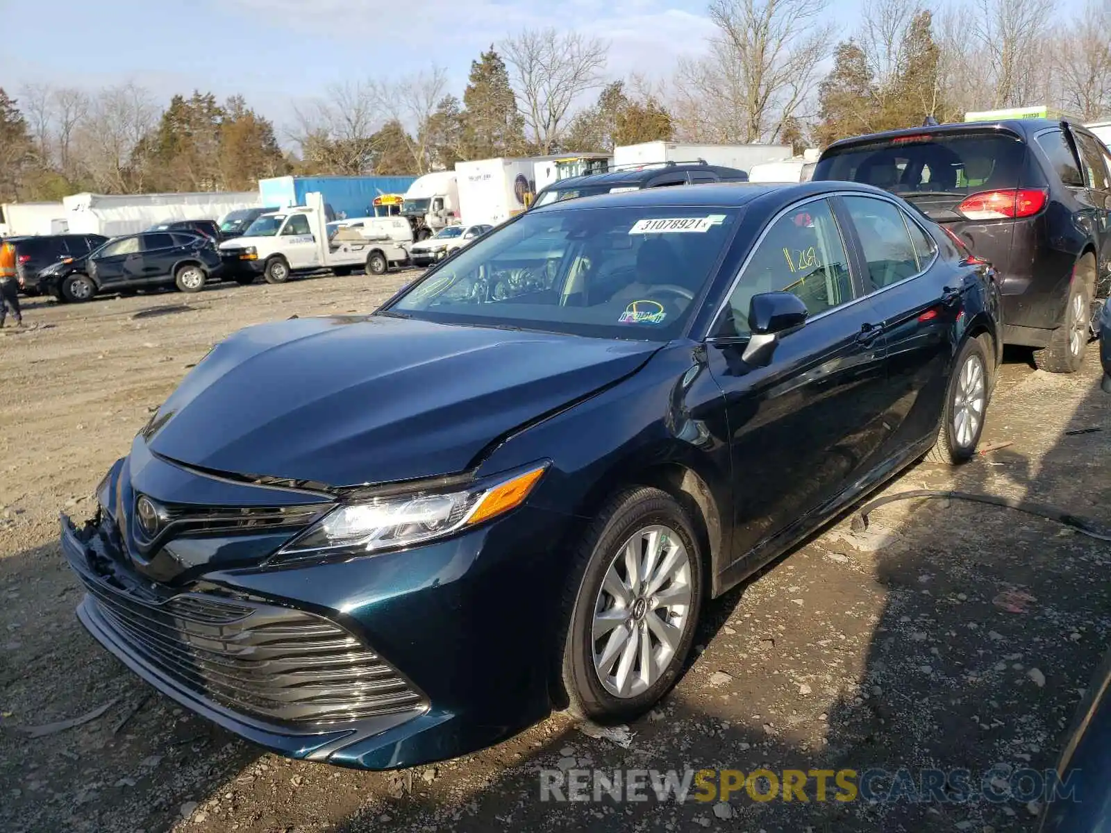 2 Photograph of a damaged car 4T1C11AK2LU895077 TOYOTA CAMRY 2020