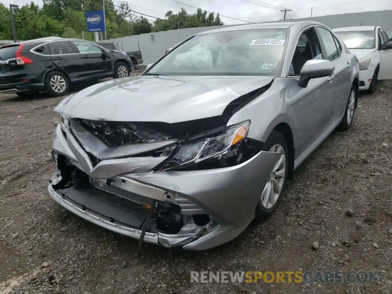 2 Photograph of a damaged car 4T1C11AK2LU896746 TOYOTA CAMRY 2020