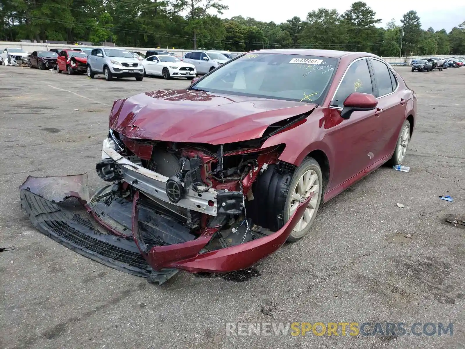 2 Photograph of a damaged car 4T1C11AK2LU896763 TOYOTA CAMRY 2020