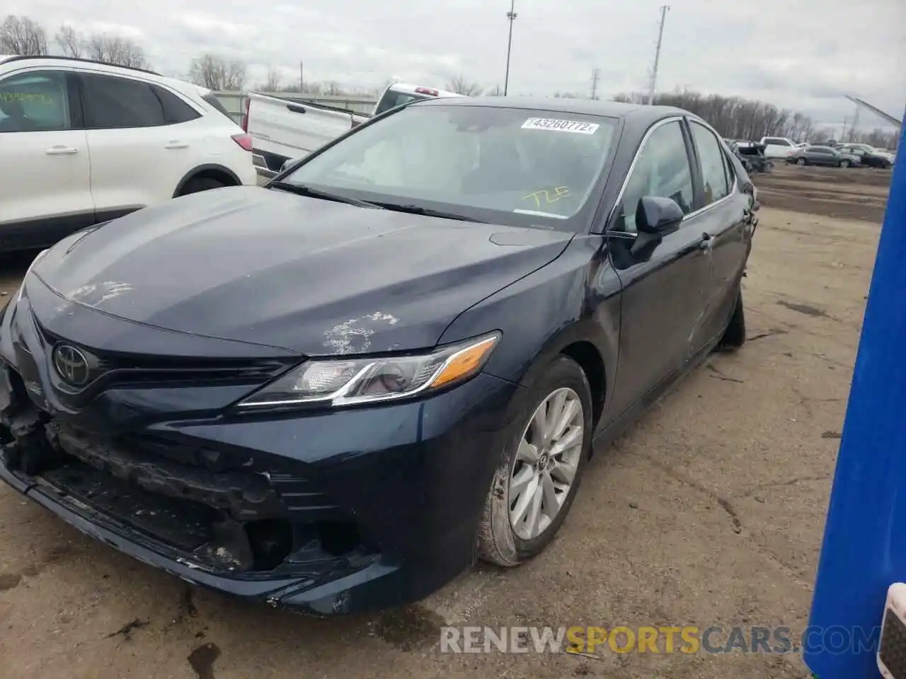 2 Photograph of a damaged car 4T1C11AK2LU907874 TOYOTA CAMRY 2020