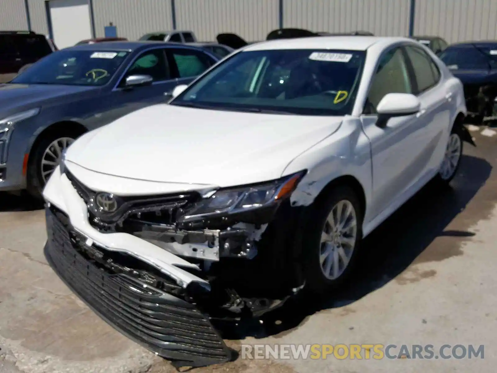 2 Photograph of a damaged car 4T1C11AK2LU908989 TOYOTA CAMRY 2020