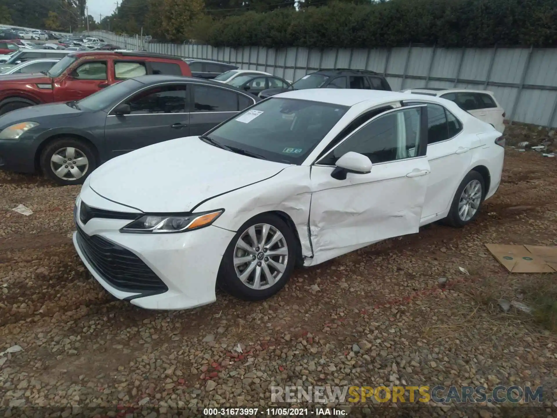 2 Photograph of a damaged car 4T1C11AK2LU910869 TOYOTA CAMRY 2020