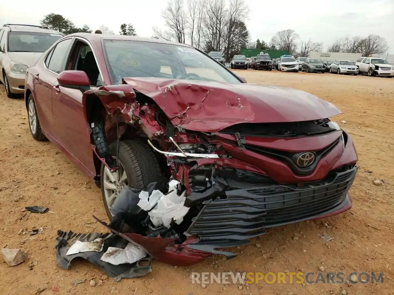 1 Photograph of a damaged car 4T1C11AK2LU912539 TOYOTA CAMRY 2020