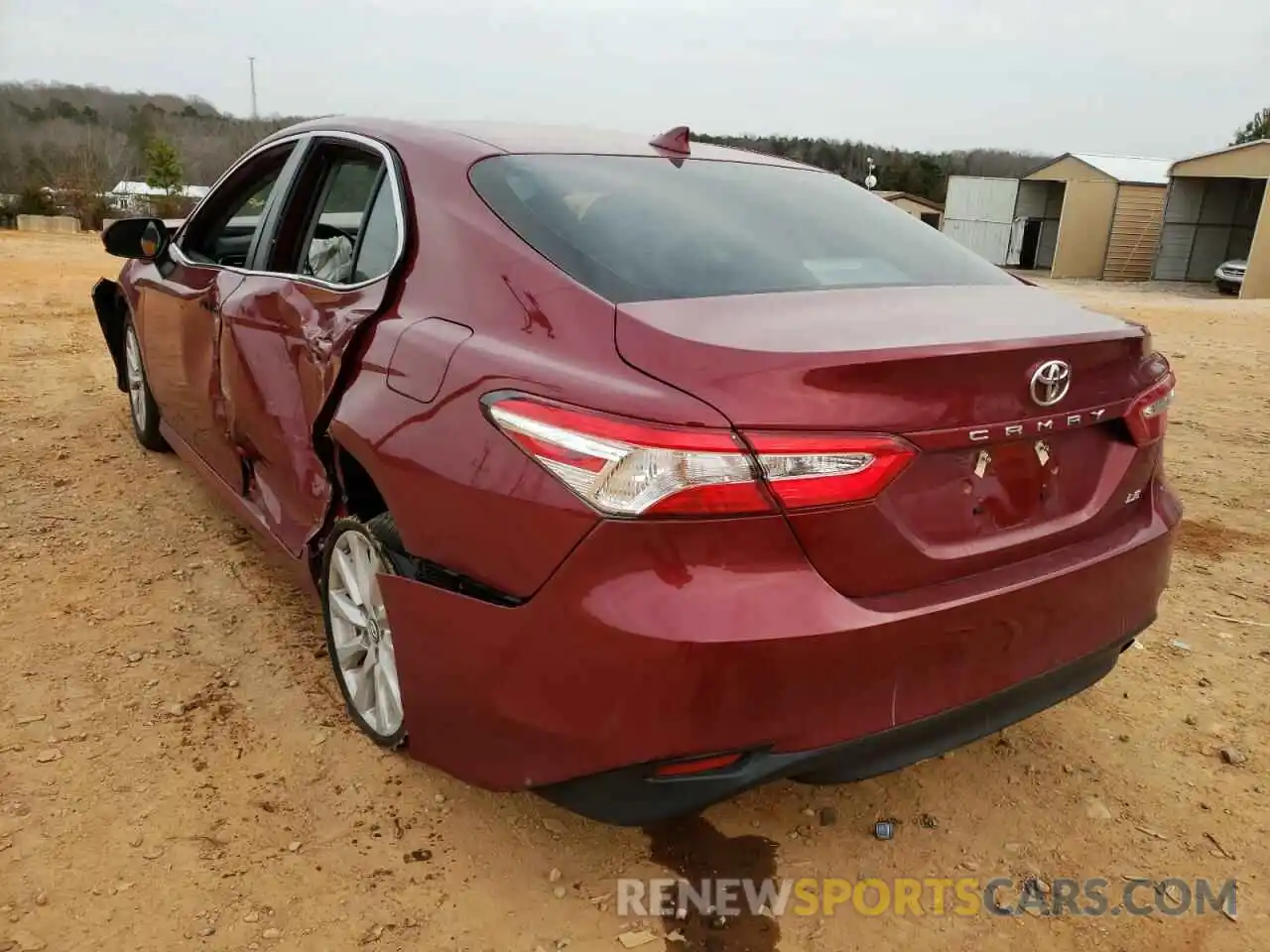 3 Photograph of a damaged car 4T1C11AK2LU912539 TOYOTA CAMRY 2020