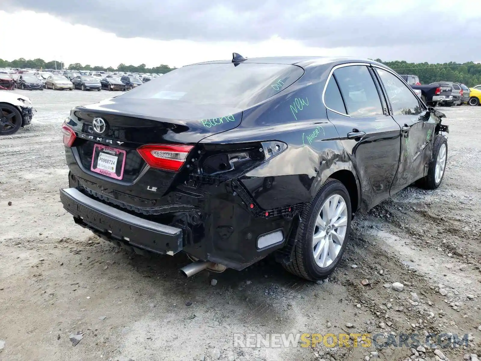 4 Photograph of a damaged car 4T1C11AK2LU925677 TOYOTA CAMRY 2020