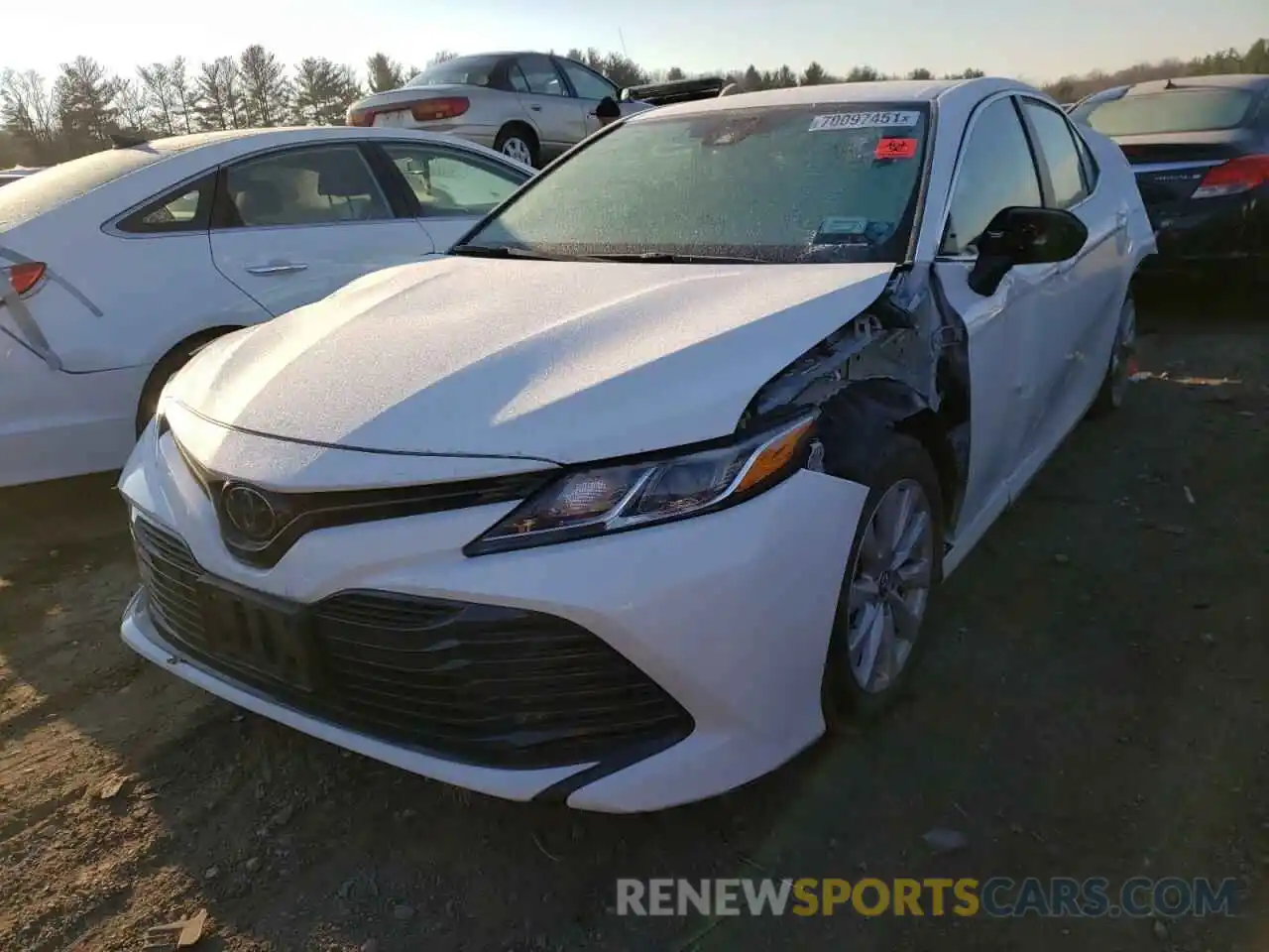 2 Photograph of a damaged car 4T1C11AK2LU942849 TOYOTA CAMRY 2020