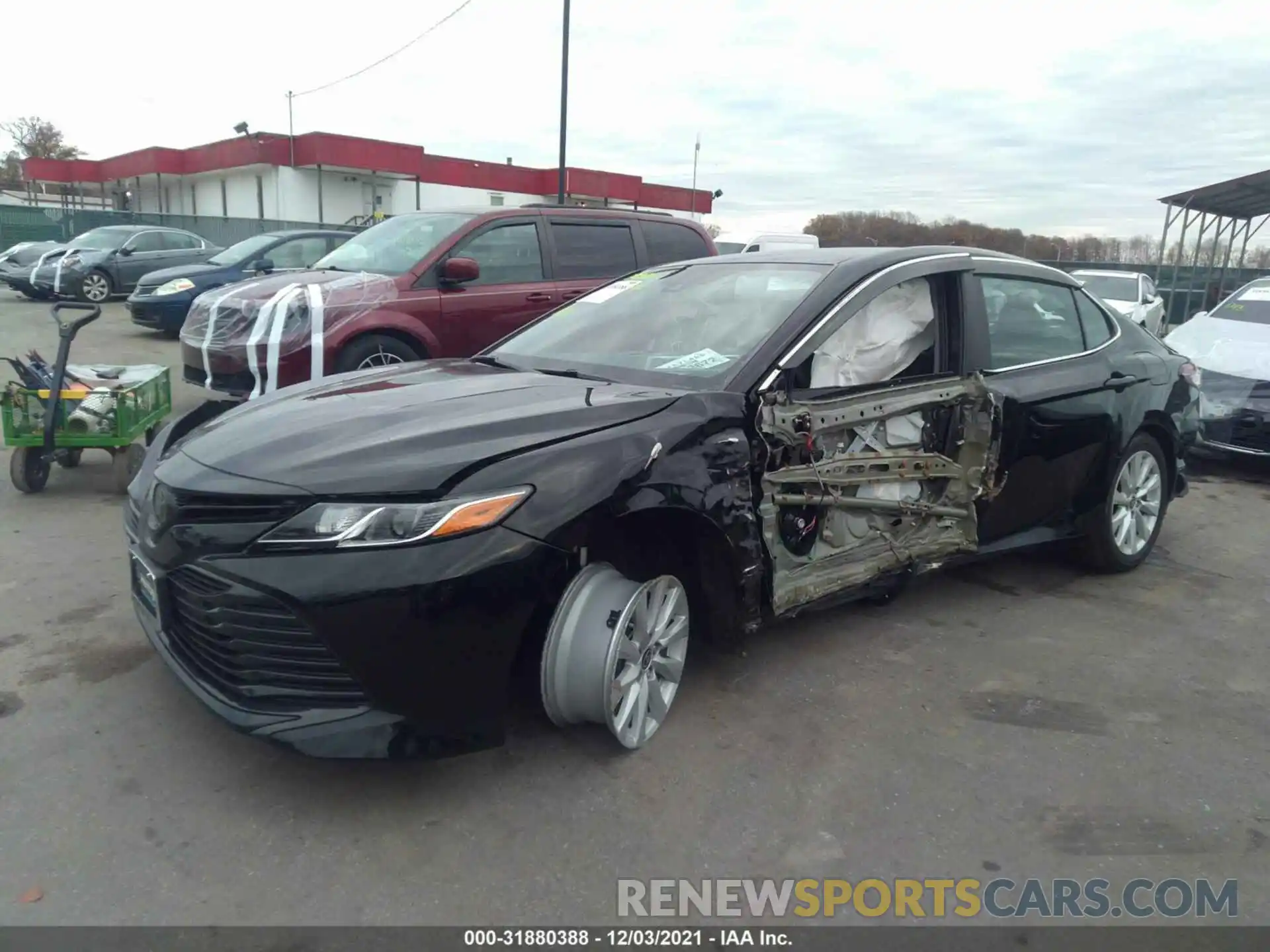 2 Photograph of a damaged car 4T1C11AK2LU953740 TOYOTA CAMRY 2020