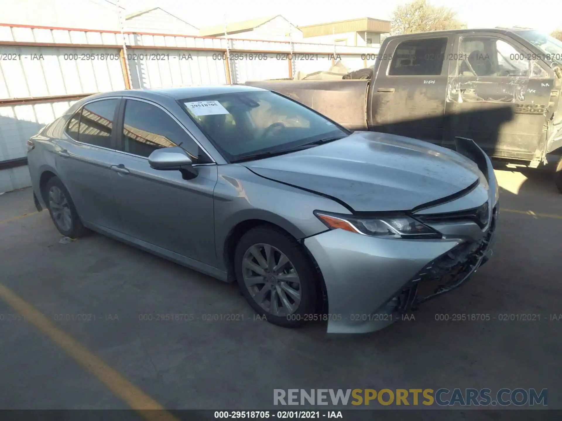 1 Photograph of a damaged car 4T1C11AK2LU983529 TOYOTA CAMRY 2020