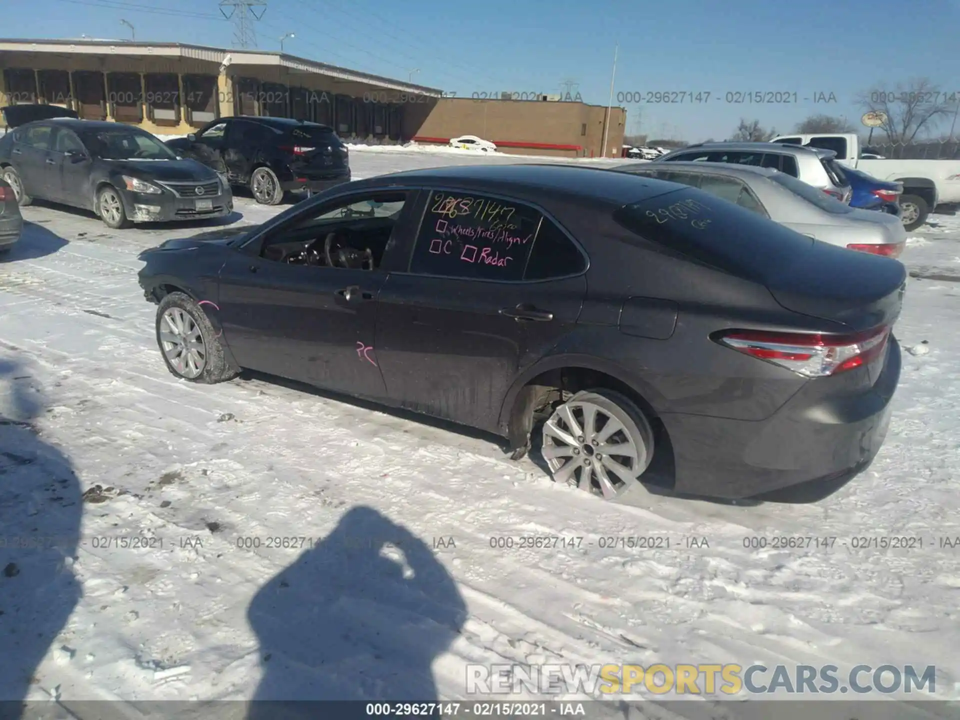 3 Photograph of a damaged car 4T1C11AK2LU990187 TOYOTA CAMRY 2020