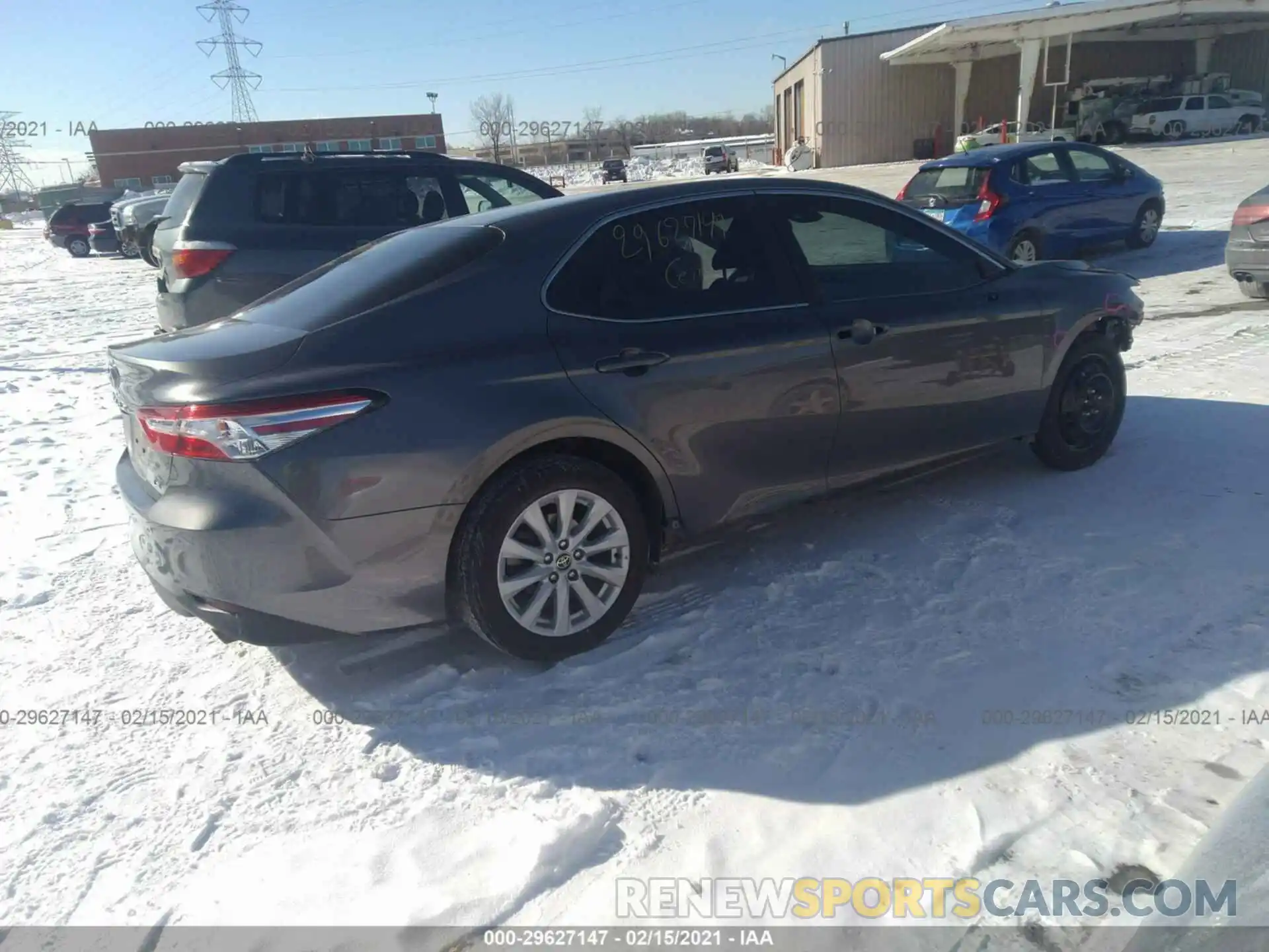 4 Photograph of a damaged car 4T1C11AK2LU990187 TOYOTA CAMRY 2020