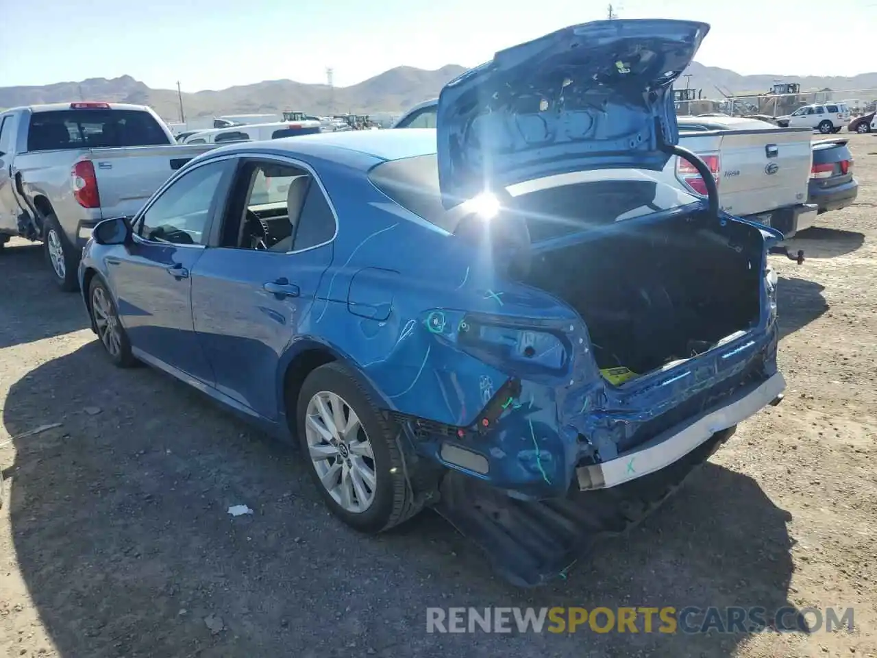 2 Photograph of a damaged car 4T1C11AK3LU303167 TOYOTA CAMRY 2020