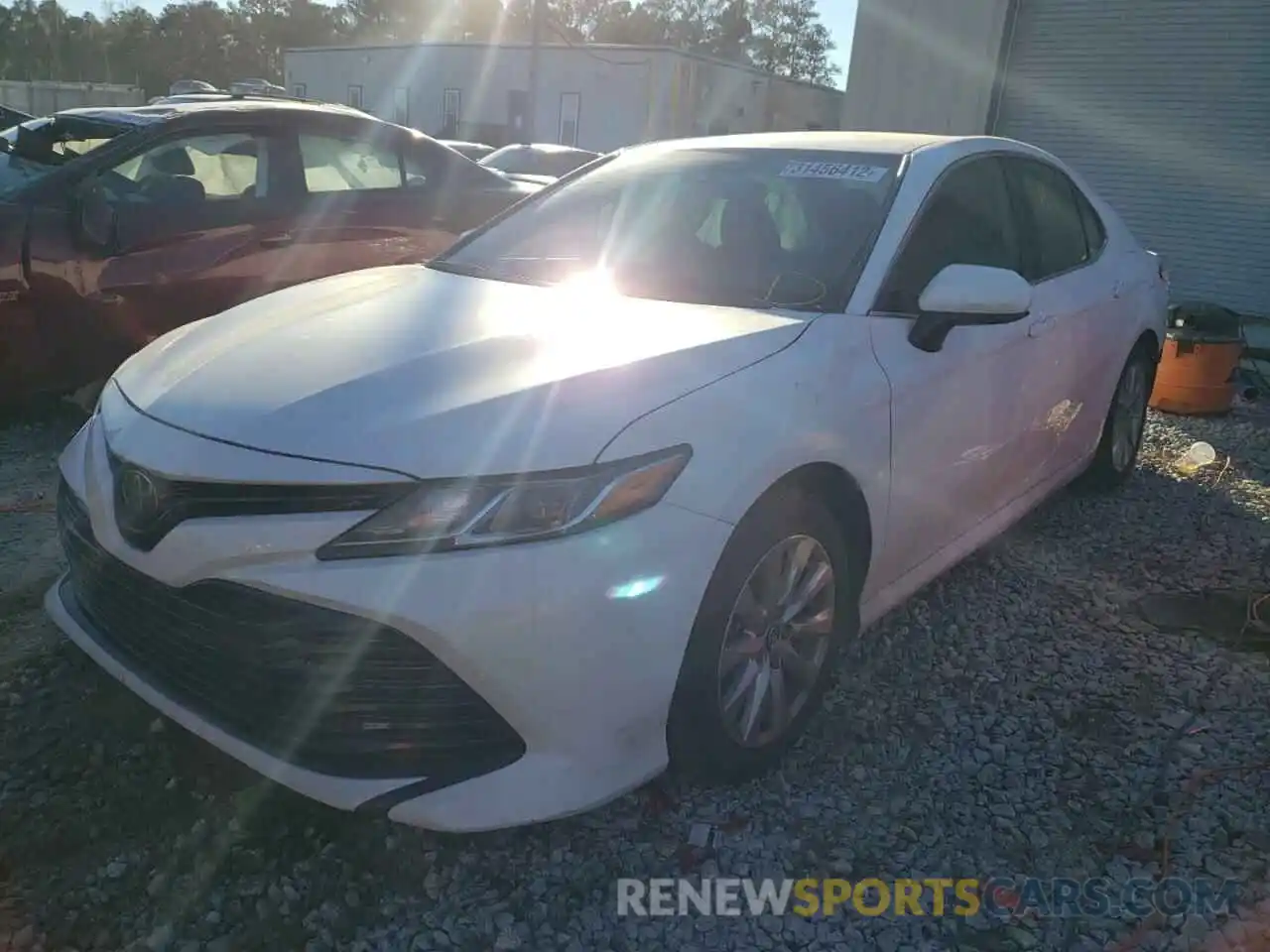 2 Photograph of a damaged car 4T1C11AK3LU313729 TOYOTA CAMRY 2020