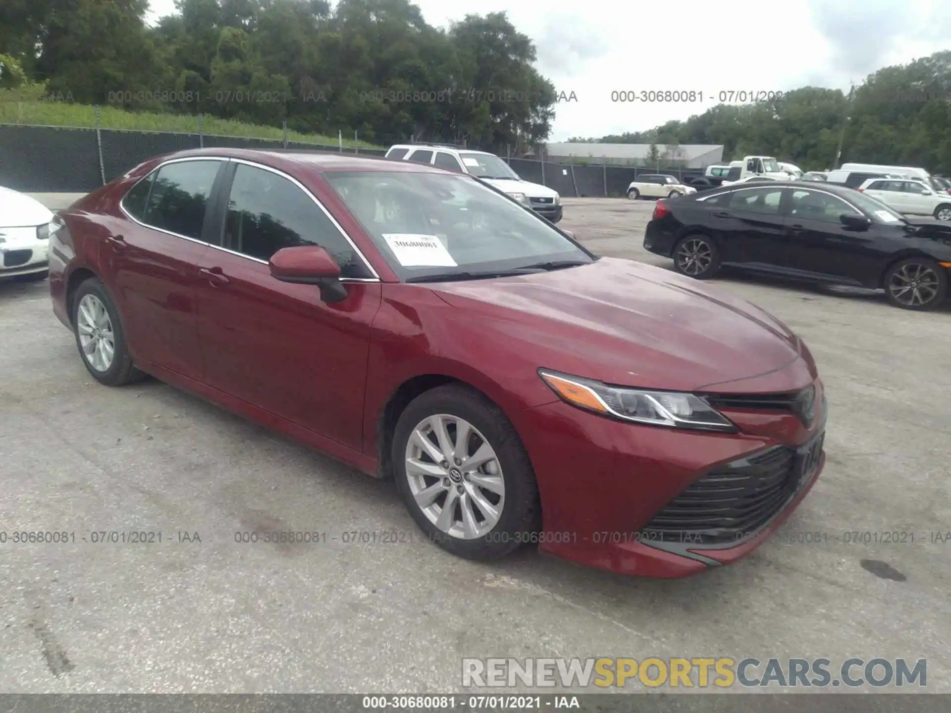 1 Photograph of a damaged car 4T1C11AK3LU316243 TOYOTA CAMRY 2020