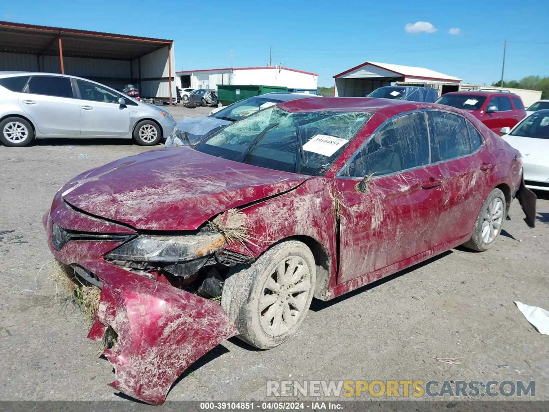 2 Photograph of a damaged car 4T1C11AK3LU320079 TOYOTA CAMRY 2020