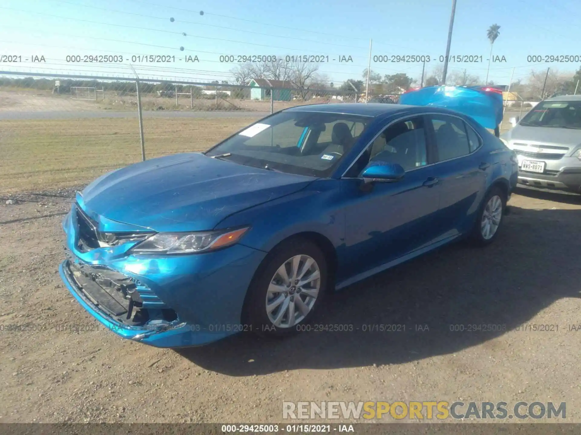 2 Photograph of a damaged car 4T1C11AK3LU326996 TOYOTA CAMRY 2020