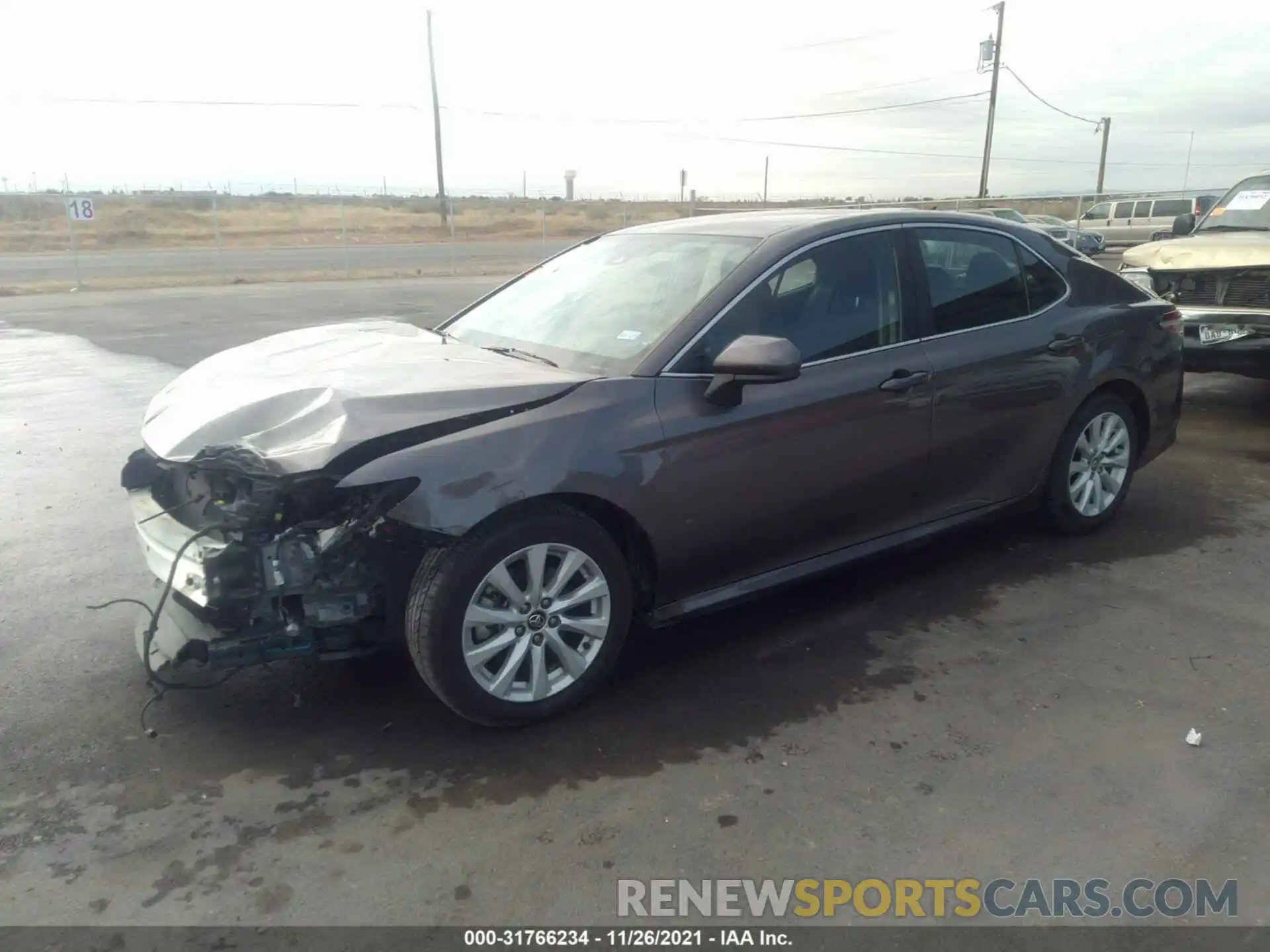 2 Photograph of a damaged car 4T1C11AK3LU330028 TOYOTA CAMRY 2020