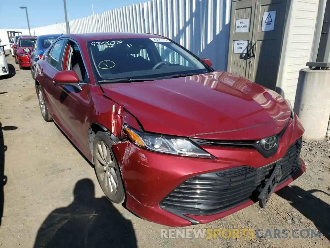 1 Photograph of a damaged car 4T1C11AK3LU338582 TOYOTA CAMRY 2020