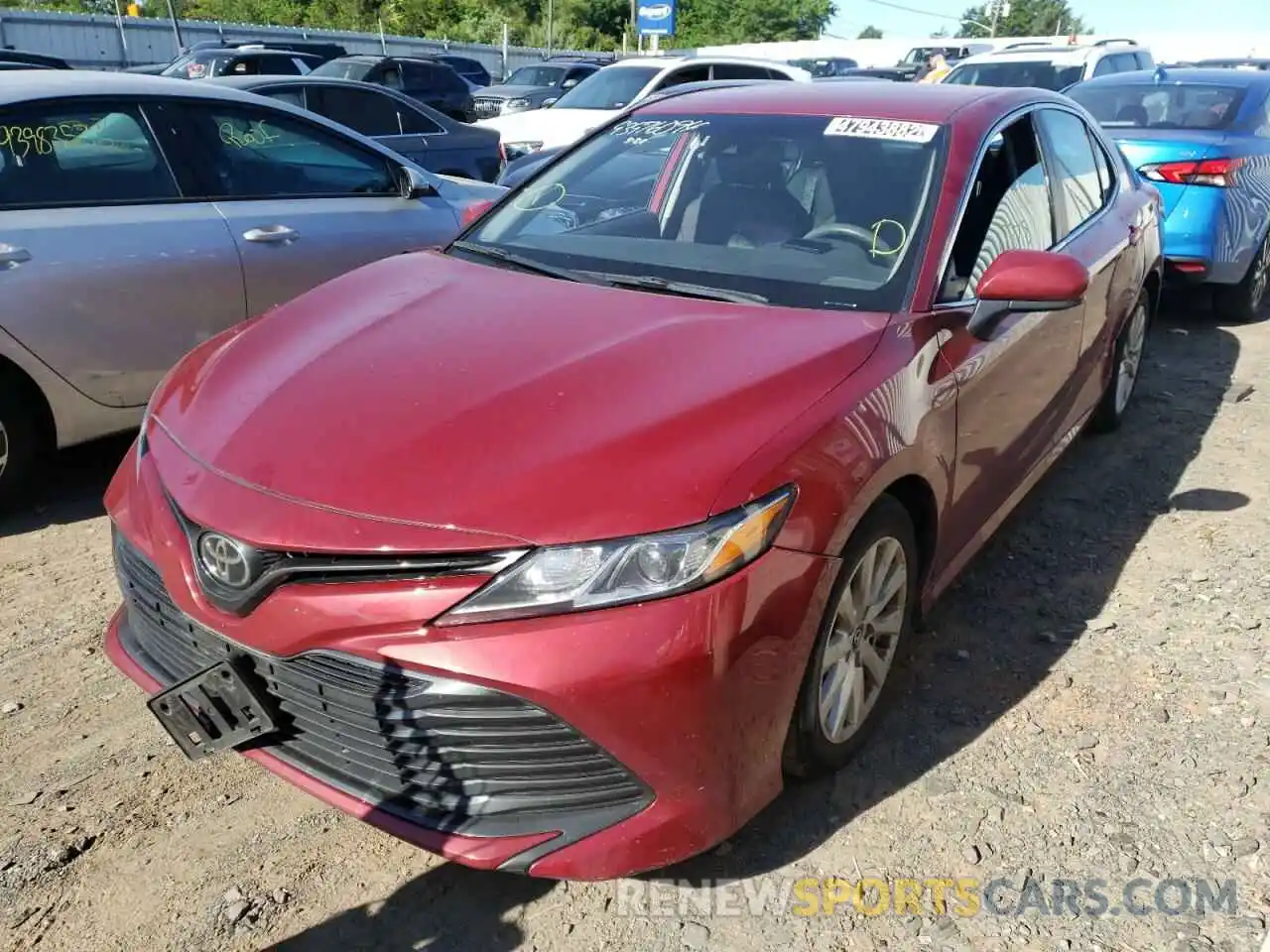 2 Photograph of a damaged car 4T1C11AK3LU338582 TOYOTA CAMRY 2020