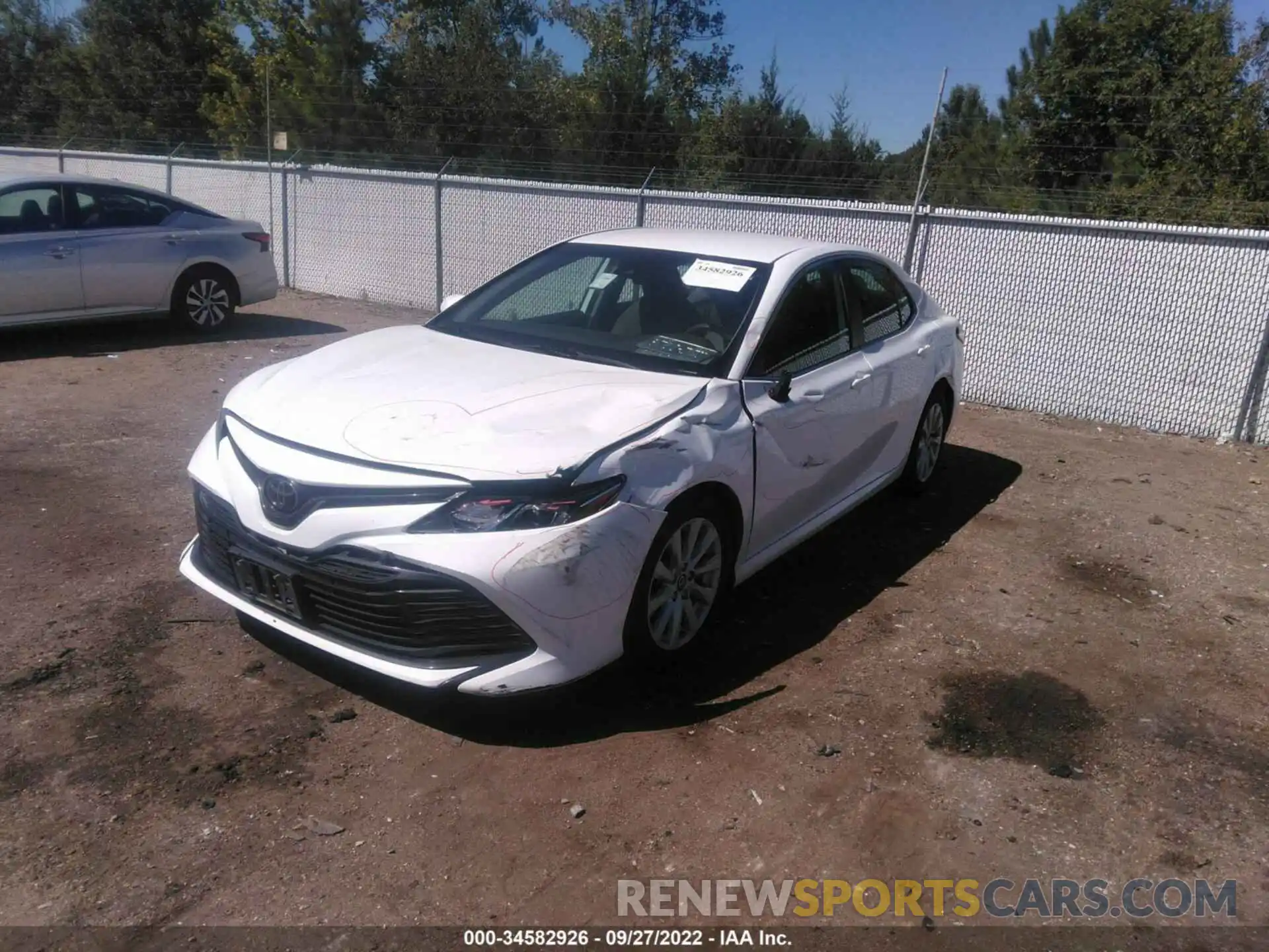 2 Photograph of a damaged car 4T1C11AK3LU346374 TOYOTA CAMRY 2020