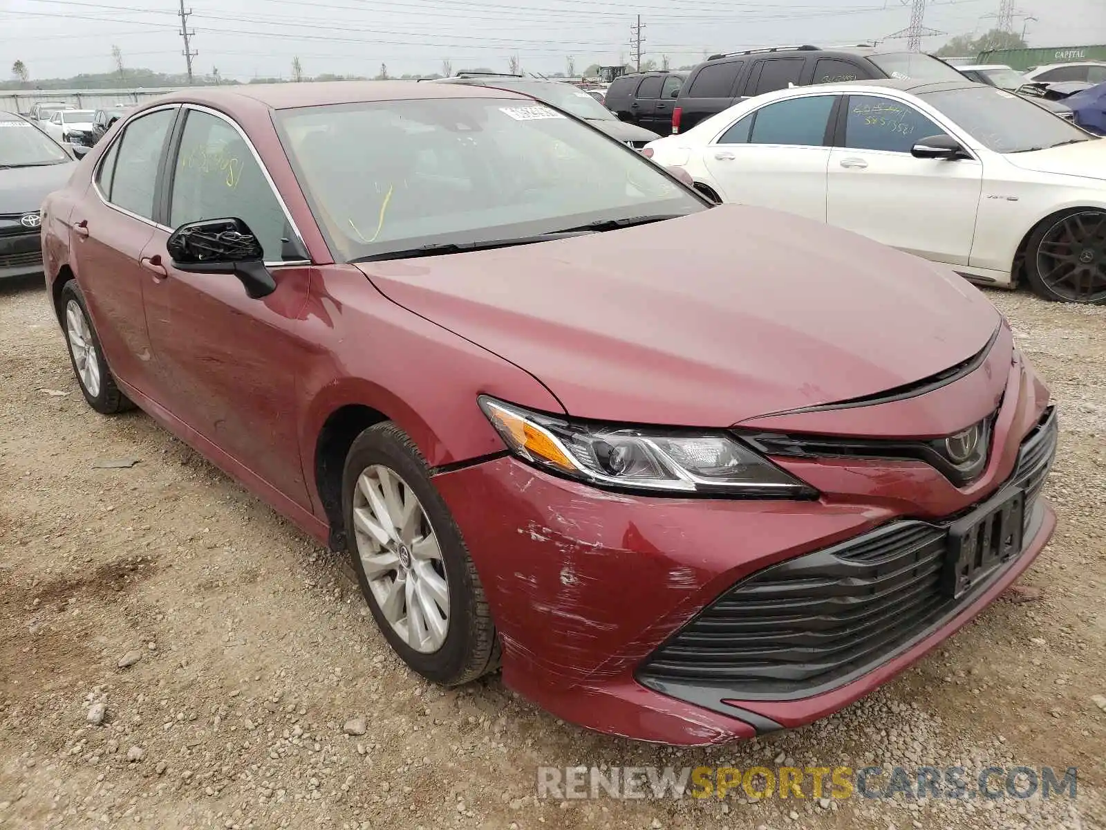 1 Photograph of a damaged car 4T1C11AK3LU347184 TOYOTA CAMRY 2020