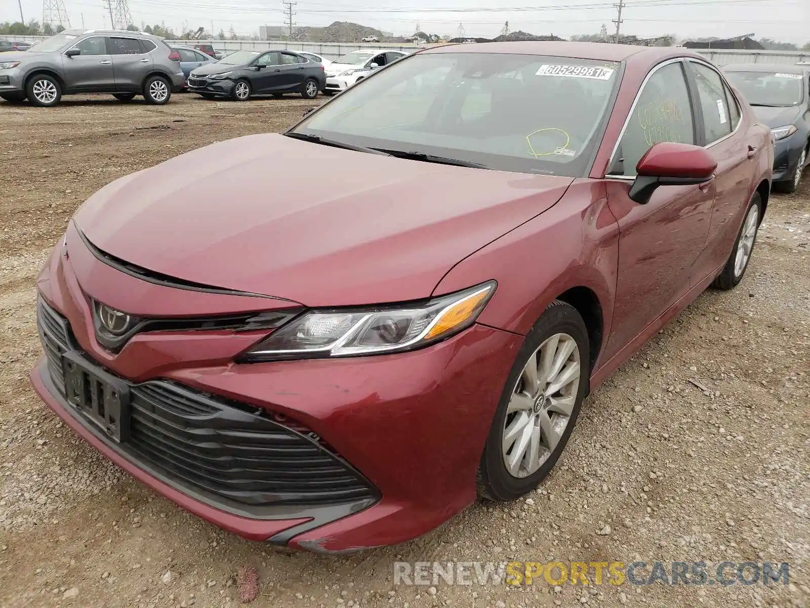 2 Photograph of a damaged car 4T1C11AK3LU347184 TOYOTA CAMRY 2020