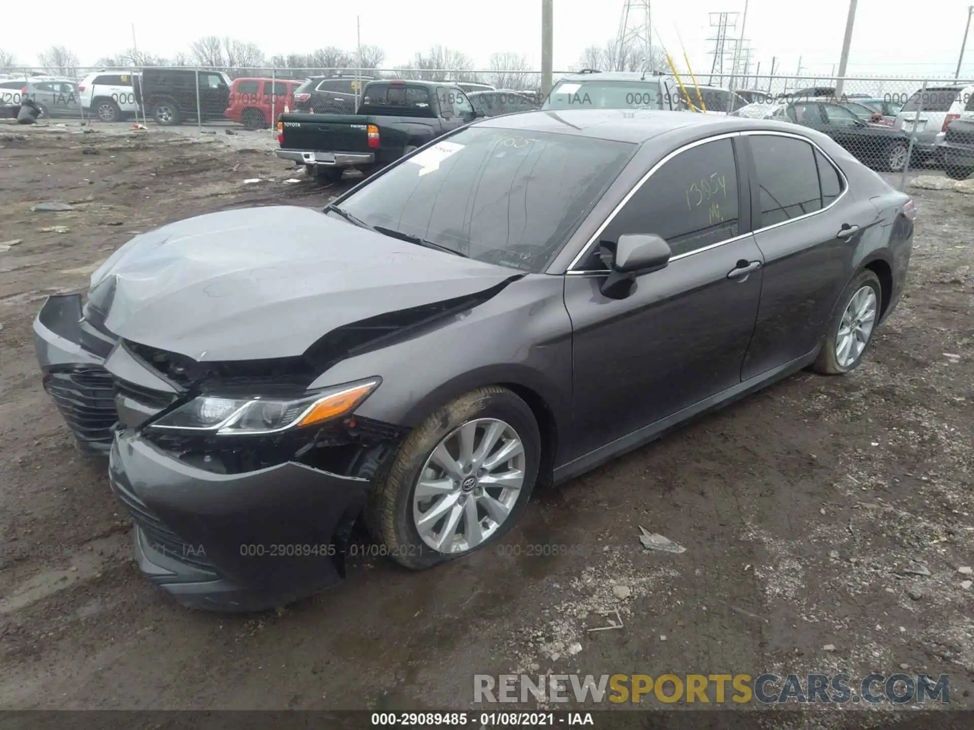 2 Photograph of a damaged car 4T1C11AK3LU348061 TOYOTA CAMRY 2020