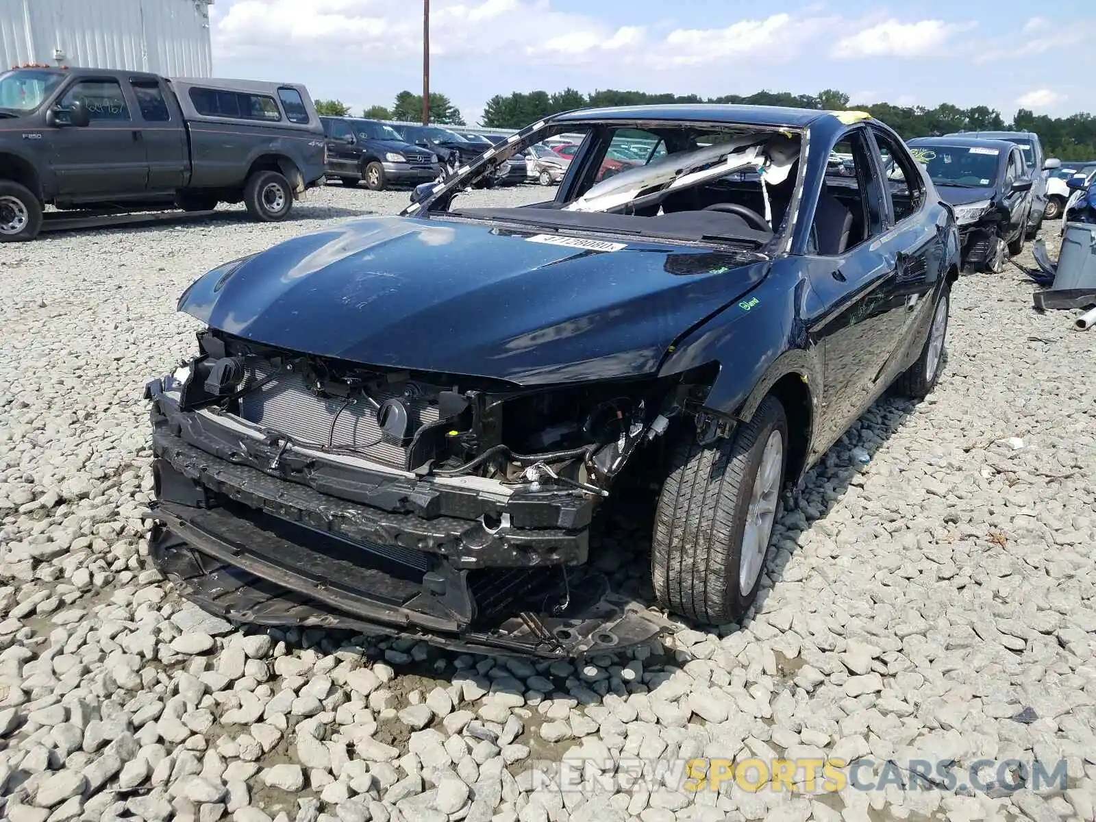 2 Photograph of a damaged car 4T1C11AK3LU354944 TOYOTA CAMRY 2020