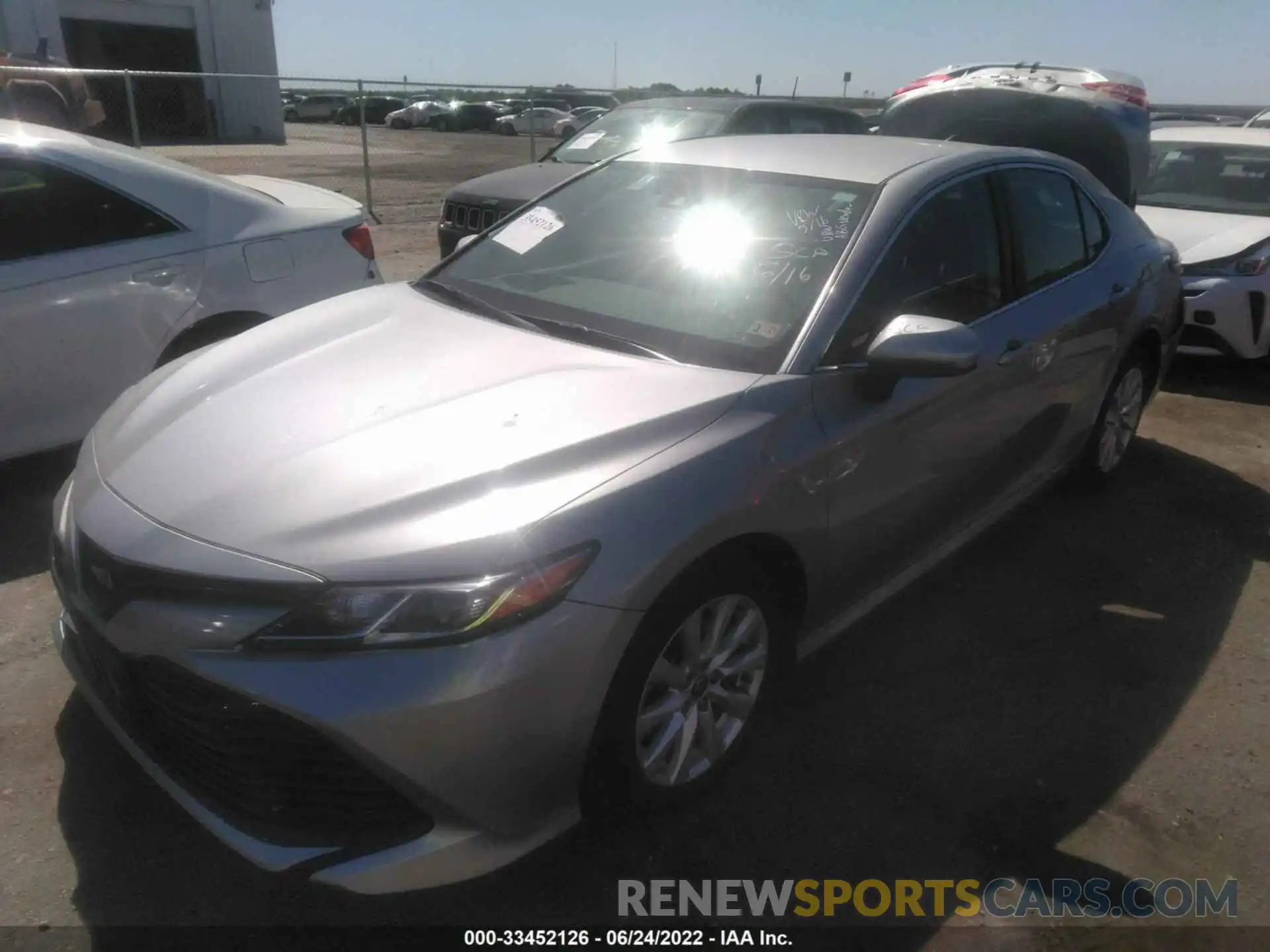 2 Photograph of a damaged car 4T1C11AK3LU357424 TOYOTA CAMRY 2020