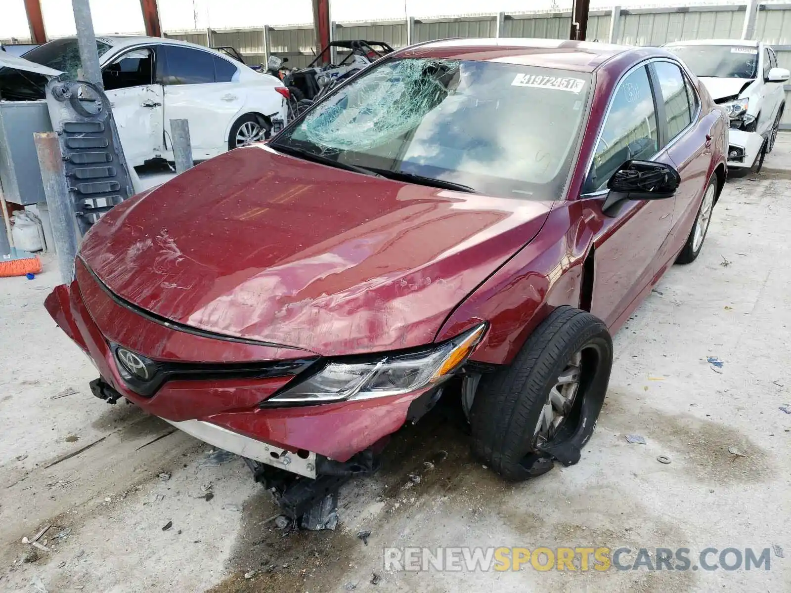 2 Photograph of a damaged car 4T1C11AK3LU360548 TOYOTA CAMRY 2020