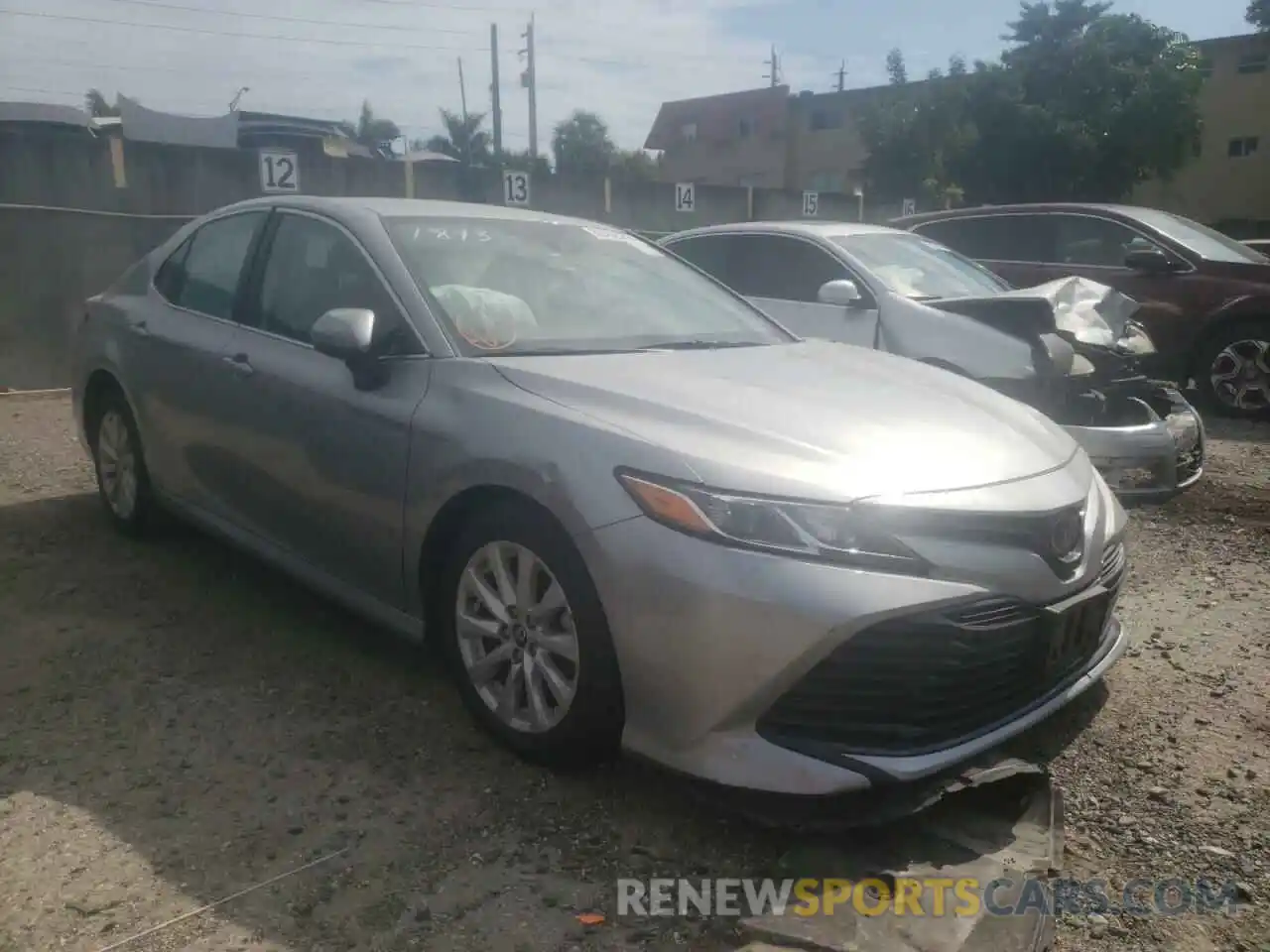 1 Photograph of a damaged car 4T1C11AK3LU361893 TOYOTA CAMRY 2020