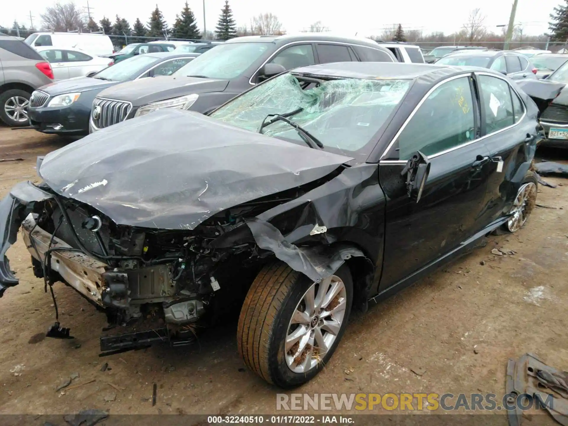 2 Photograph of a damaged car 4T1C11AK3LU362770 TOYOTA CAMRY 2020