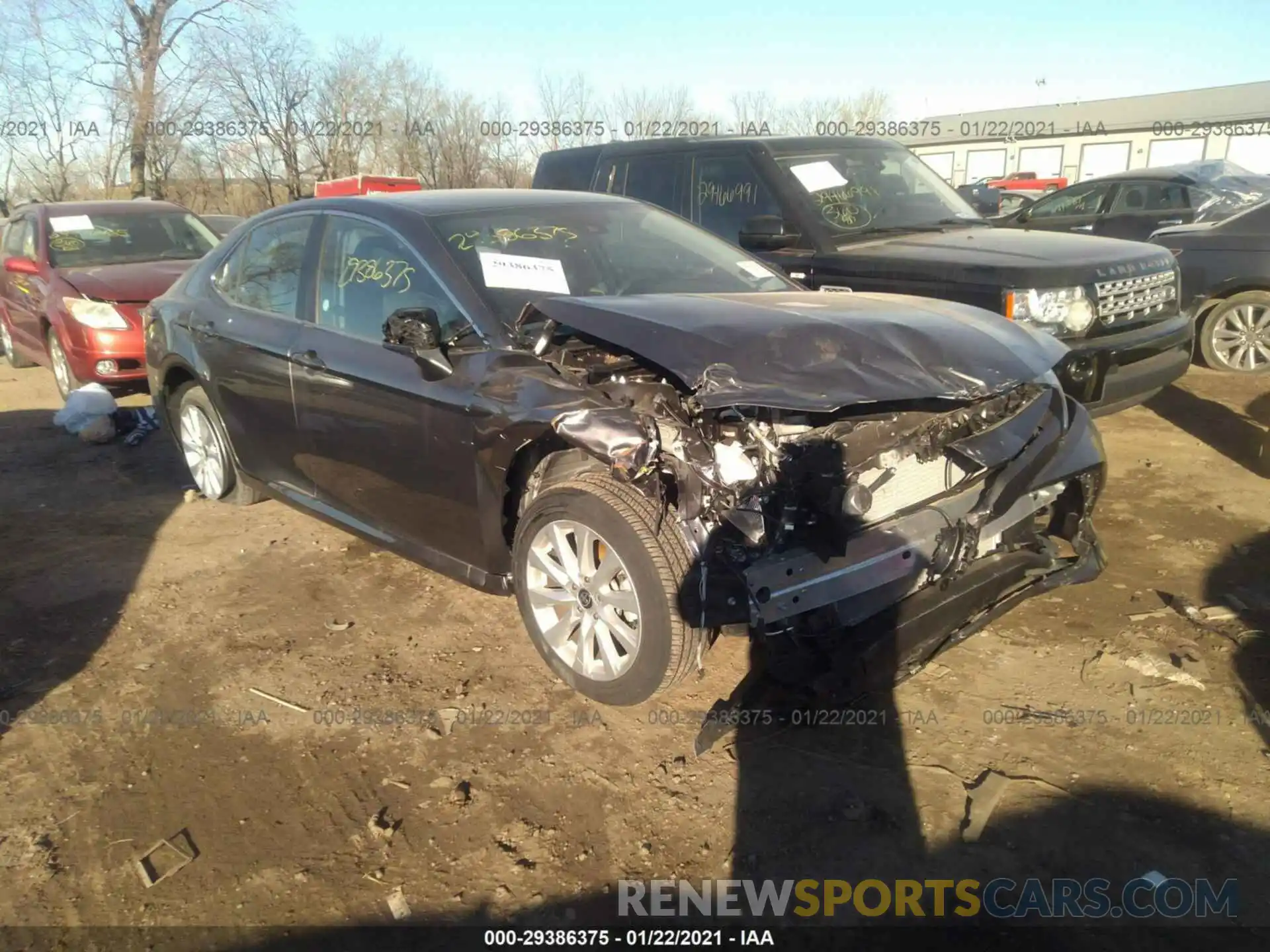 1 Photograph of a damaged car 4T1C11AK3LU363207 TOYOTA CAMRY 2020