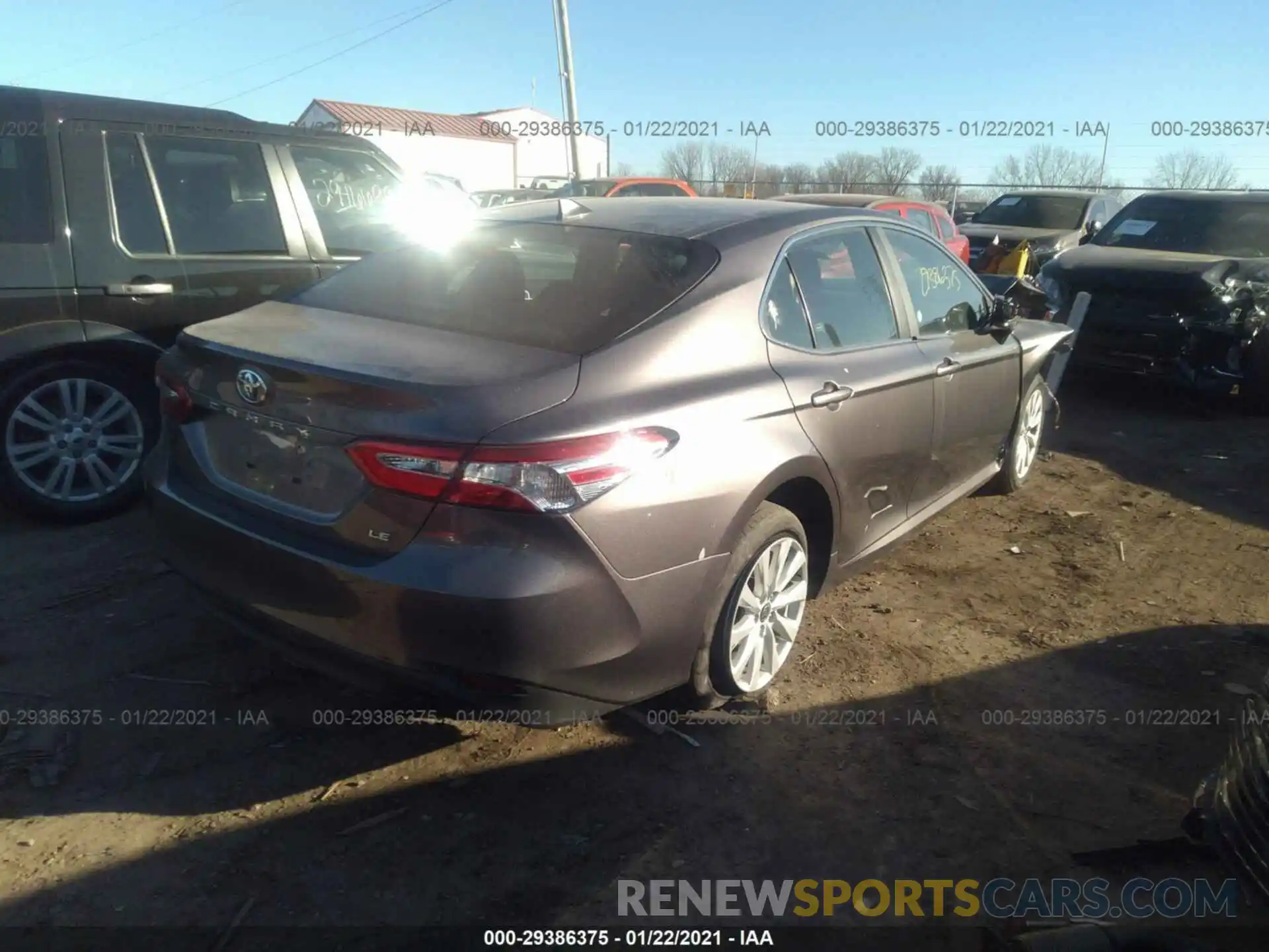 4 Photograph of a damaged car 4T1C11AK3LU363207 TOYOTA CAMRY 2020