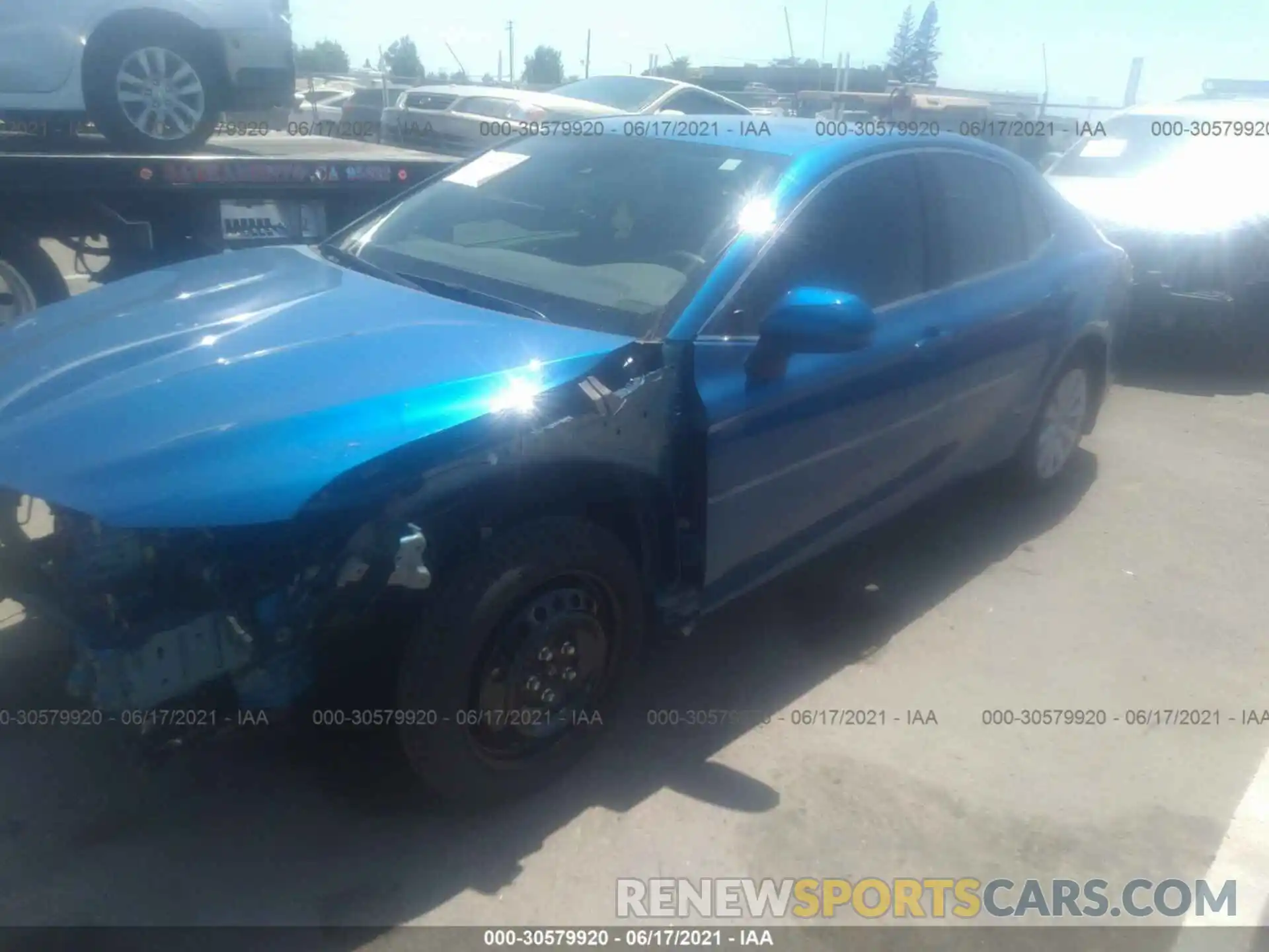 2 Photograph of a damaged car 4T1C11AK3LU386857 TOYOTA CAMRY 2020