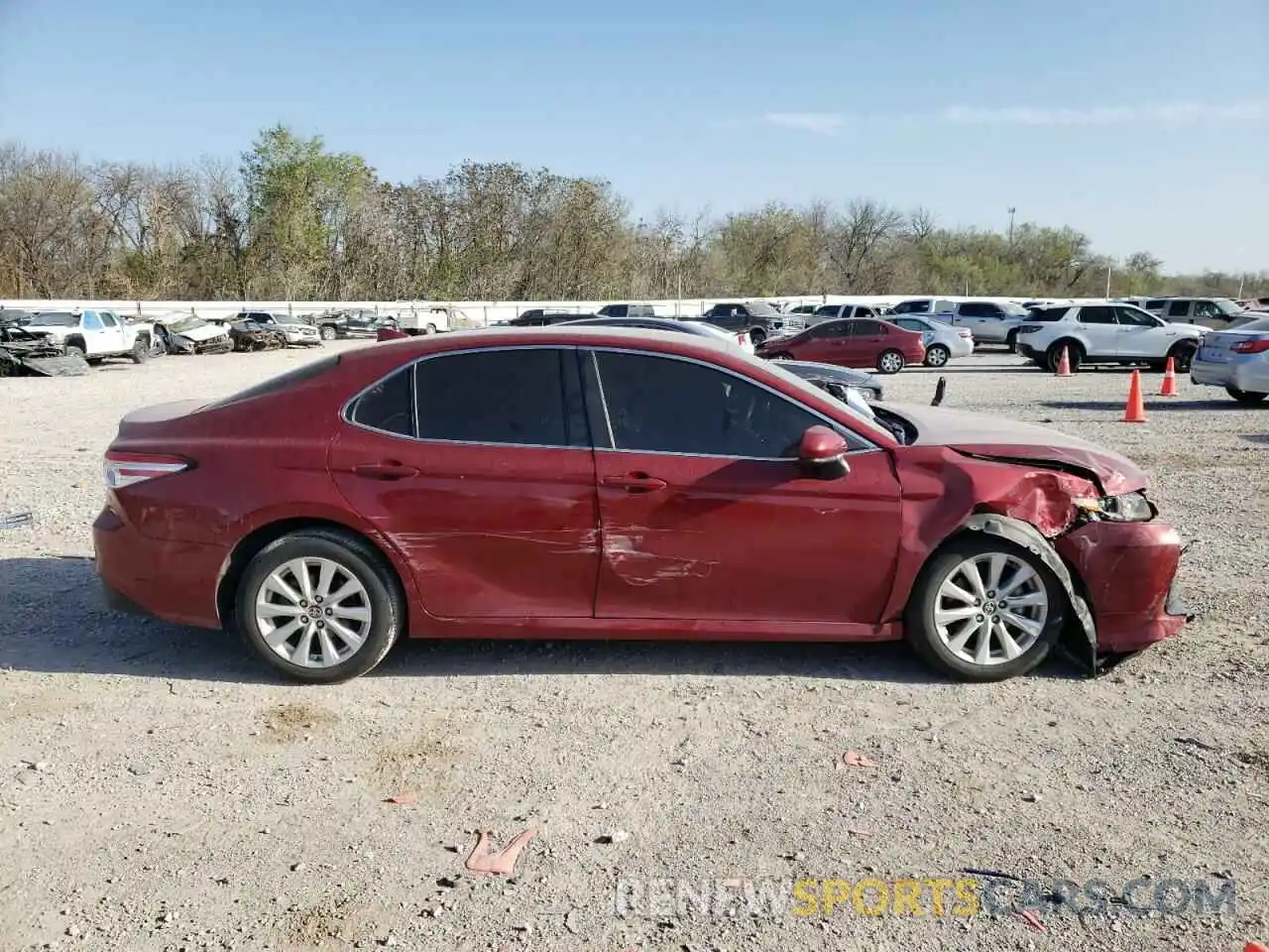 9 Photograph of a damaged car 4T1C11AK3LU393744 TOYOTA CAMRY 2020