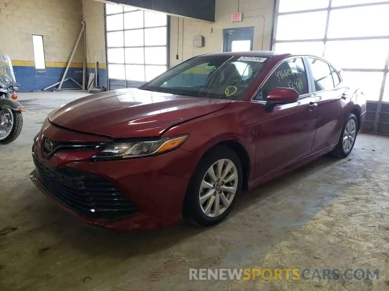 2 Photograph of a damaged car 4T1C11AK3LU394277 TOYOTA CAMRY 2020