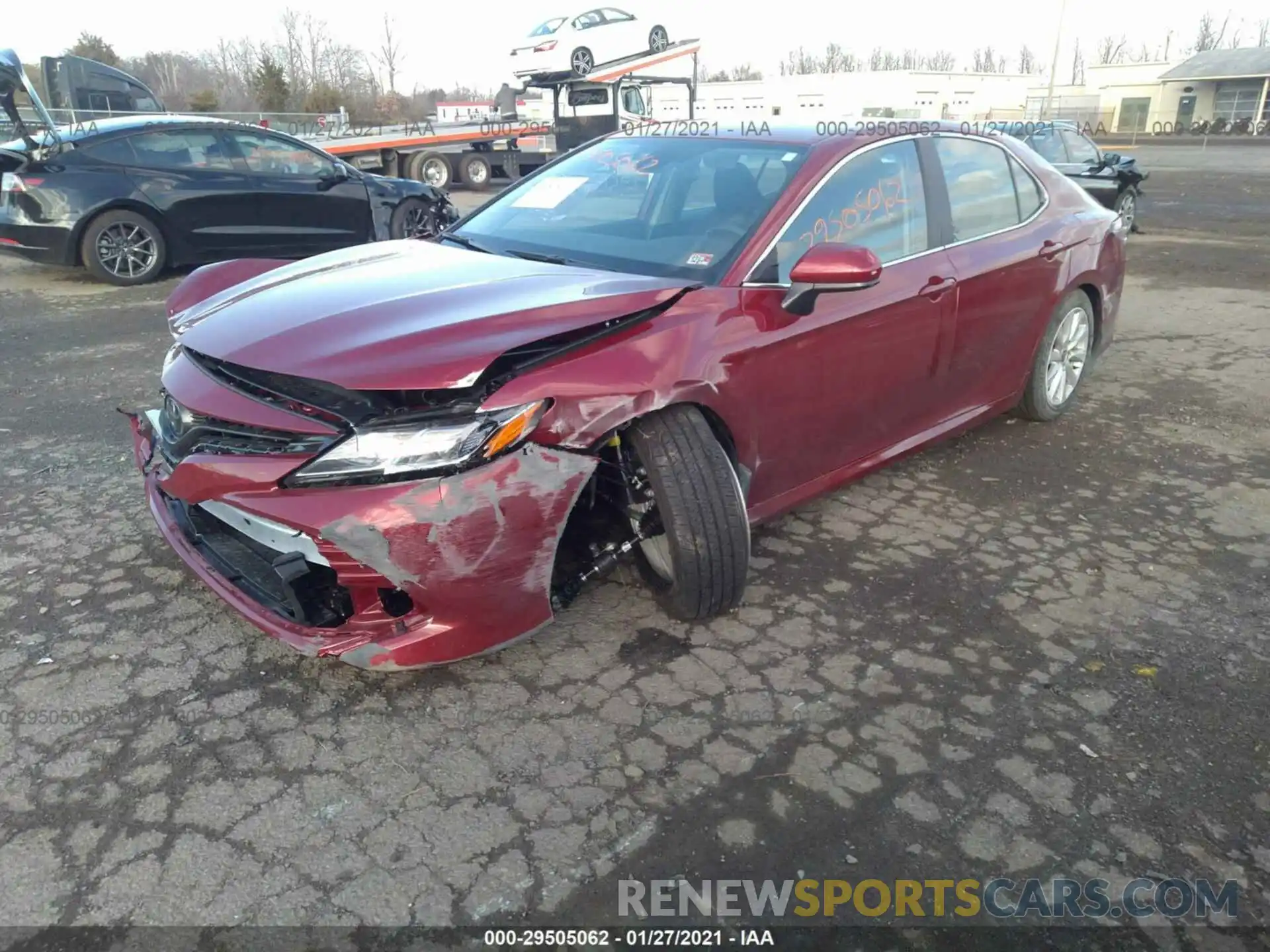 2 Photograph of a damaged car 4T1C11AK3LU504714 TOYOTA CAMRY 2020