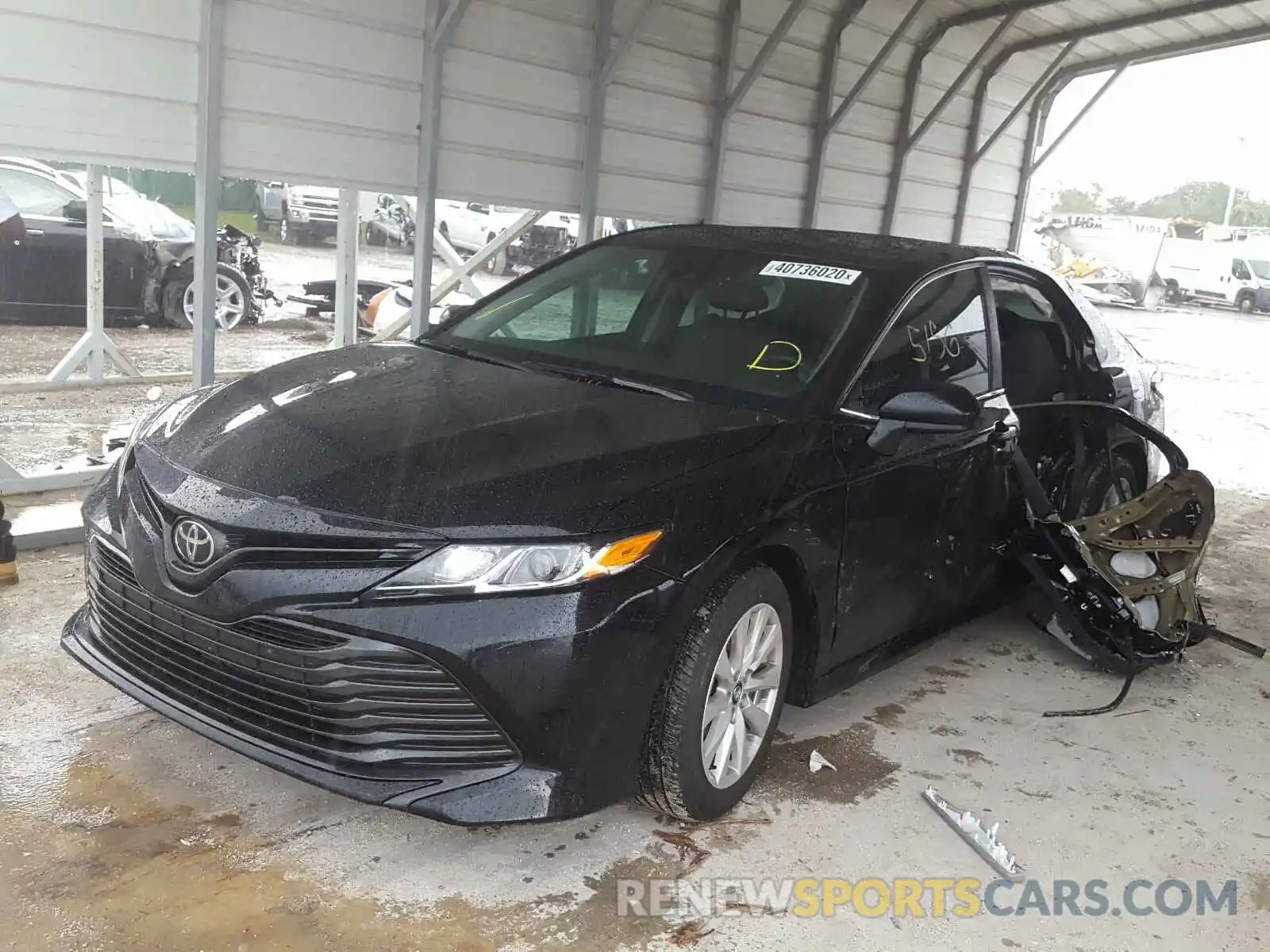 2 Photograph of a damaged car 4T1C11AK3LU858121 TOYOTA CAMRY 2020