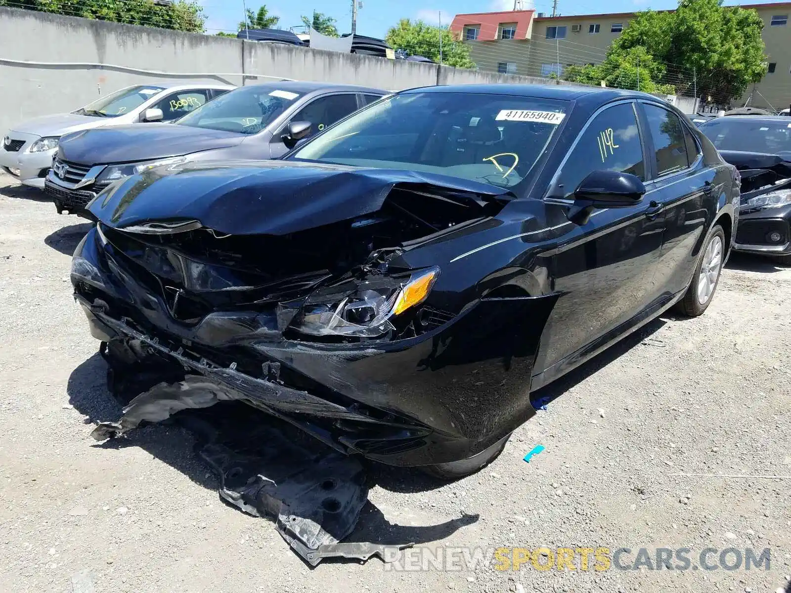 2 Photograph of a damaged car 4T1C11AK3LU859849 TOYOTA CAMRY 2020