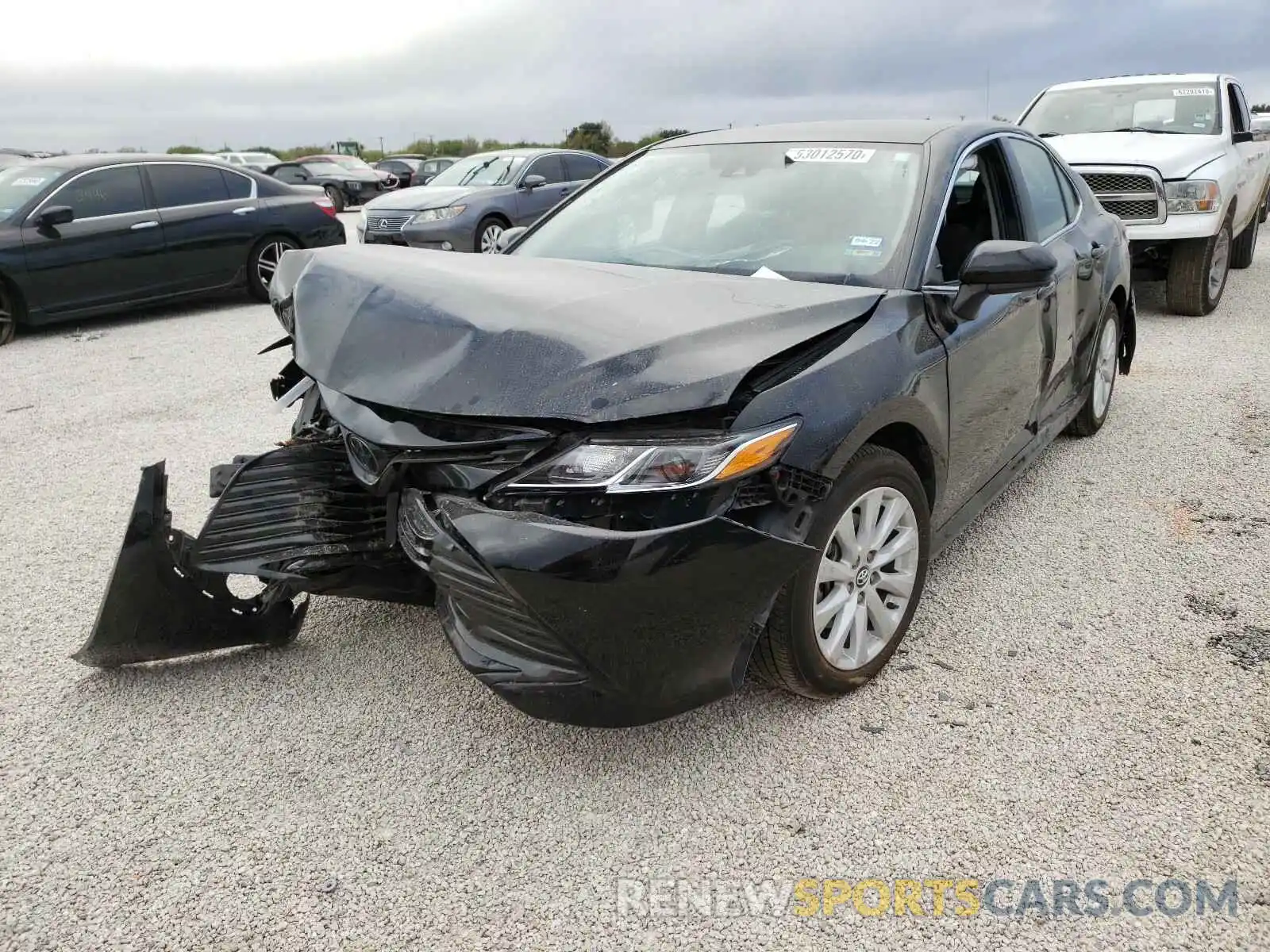 2 Photograph of a damaged car 4T1C11AK3LU861018 TOYOTA CAMRY 2020