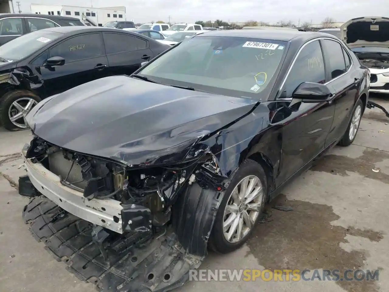 2 Photograph of a damaged car 4T1C11AK3LU872357 TOYOTA CAMRY 2020