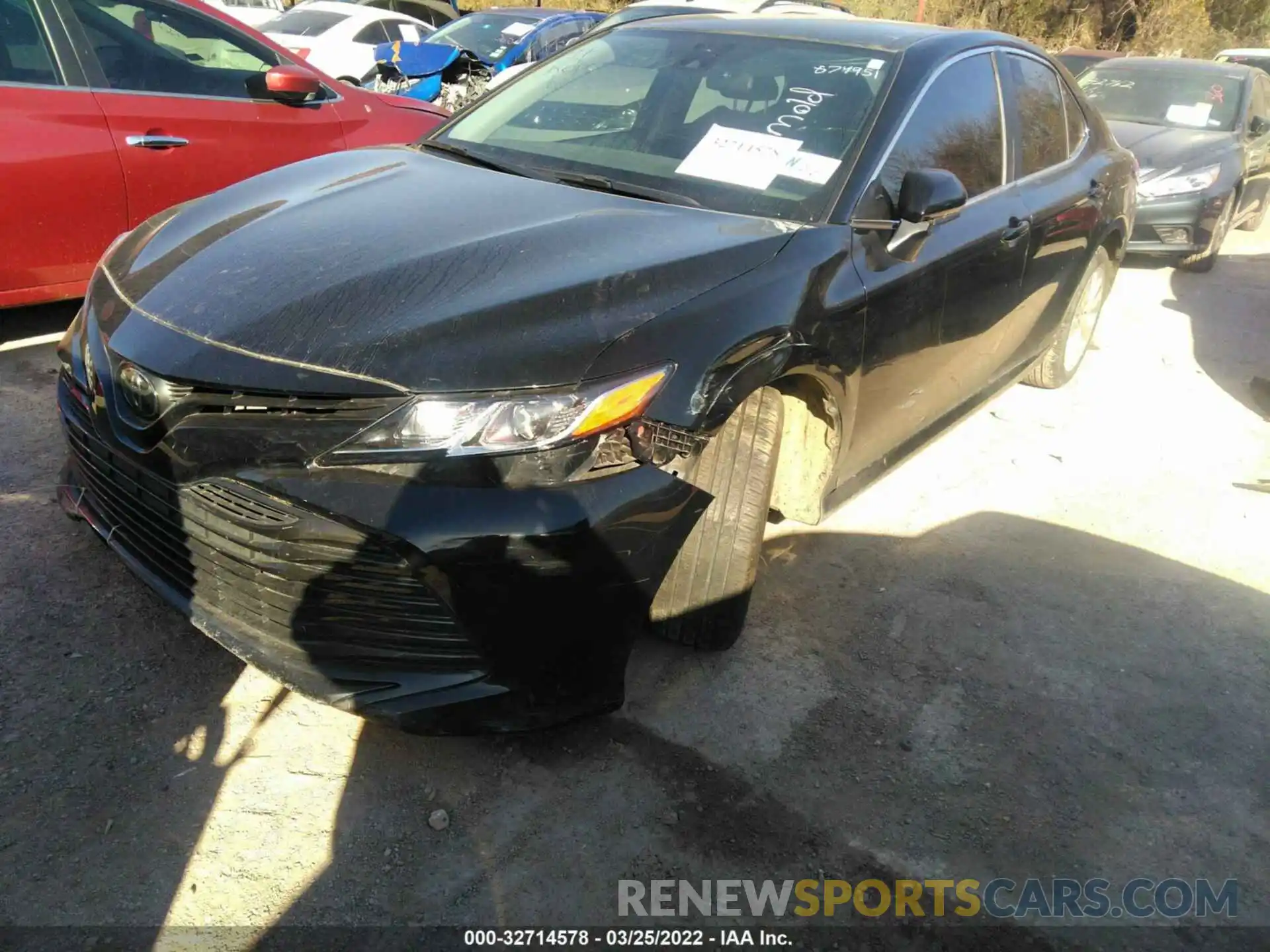 2 Photograph of a damaged car 4T1C11AK3LU874951 TOYOTA CAMRY 2020