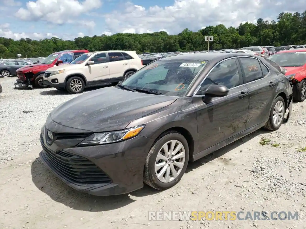 2 Photograph of a damaged car 4T1C11AK3LU878417 TOYOTA CAMRY 2020