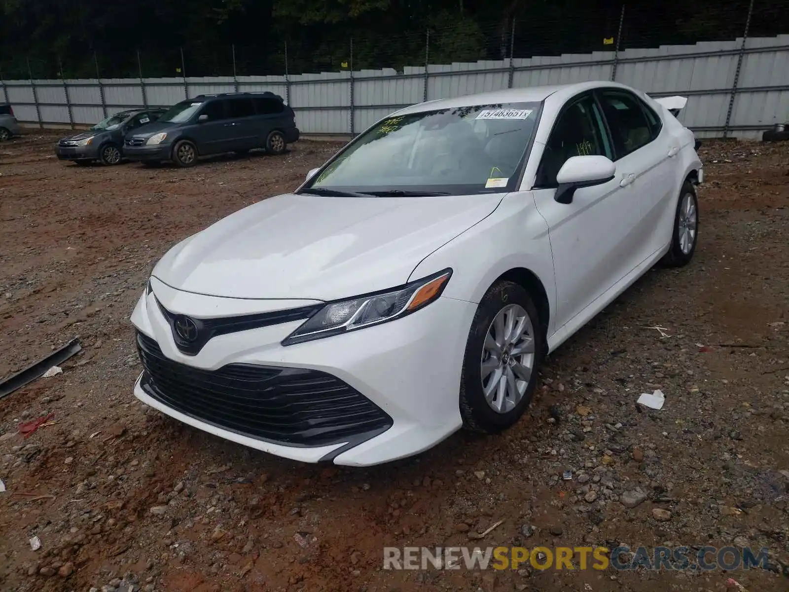 2 Photograph of a damaged car 4T1C11AK3LU879843 TOYOTA CAMRY 2020