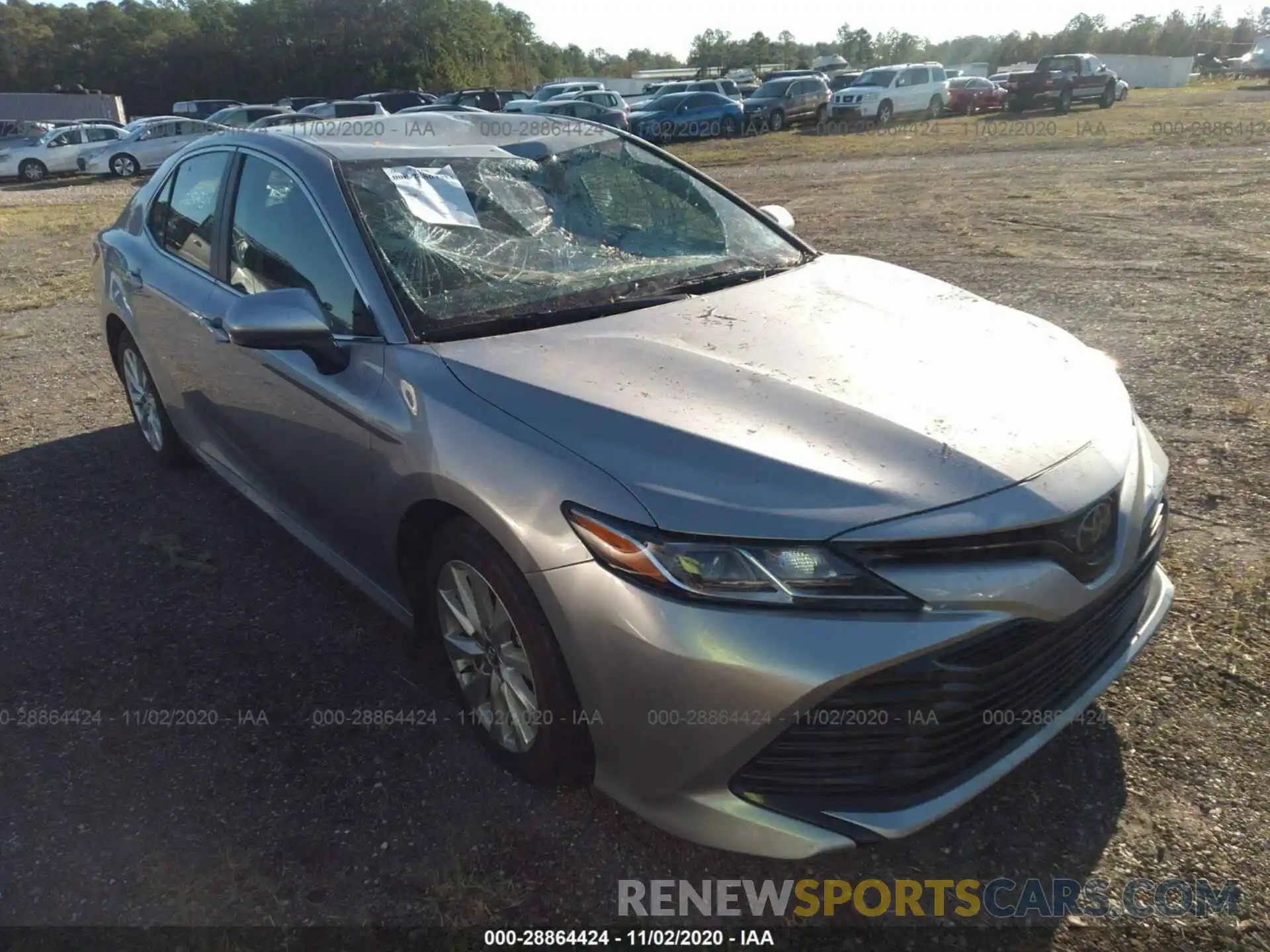 1 Photograph of a damaged car 4T1C11AK3LU883942 TOYOTA CAMRY 2020