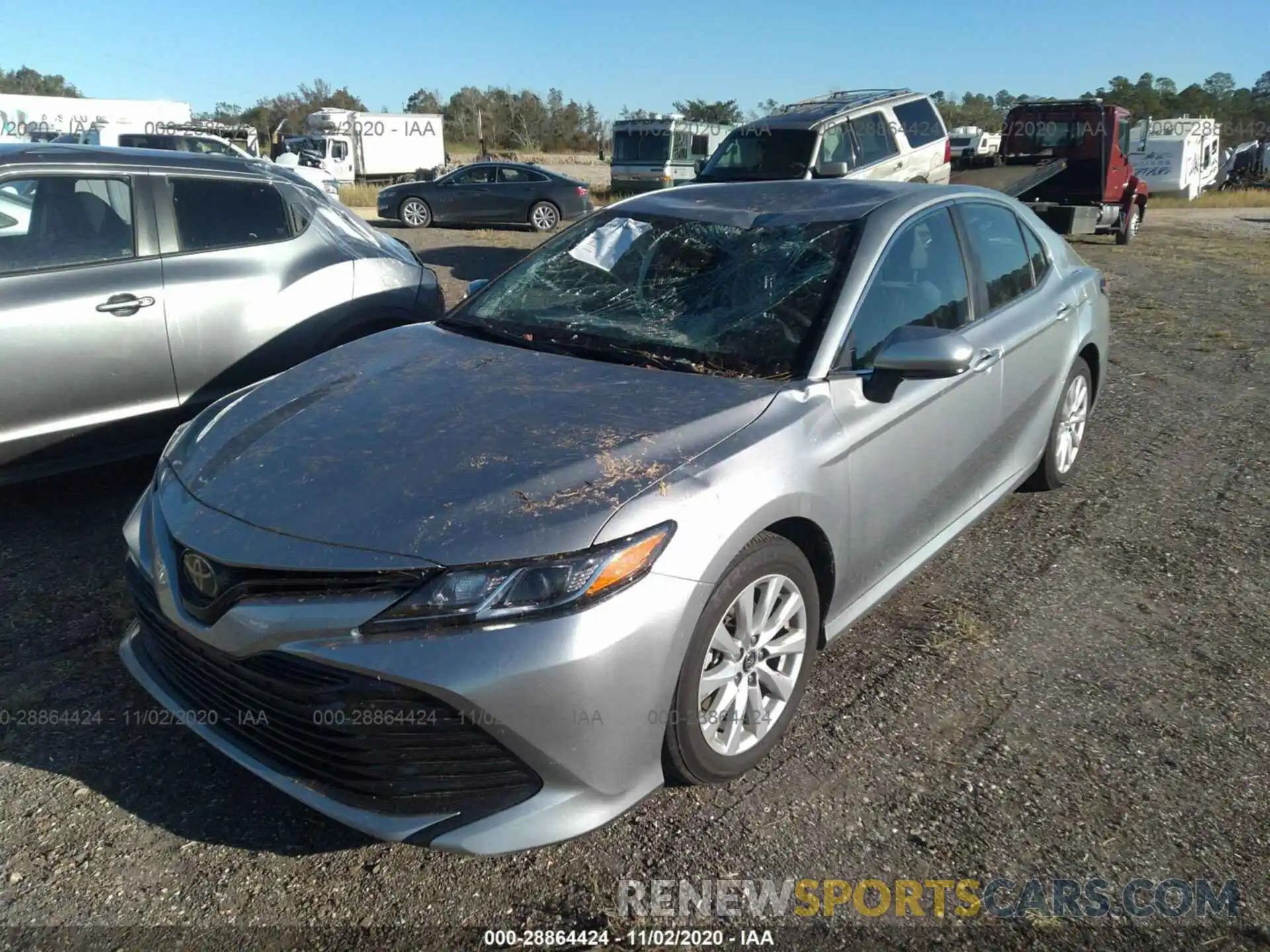 2 Photograph of a damaged car 4T1C11AK3LU883942 TOYOTA CAMRY 2020