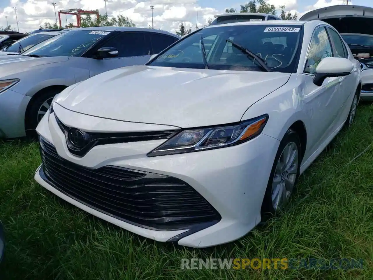 2 Photograph of a damaged car 4T1C11AK3LU889921 TOYOTA CAMRY 2020