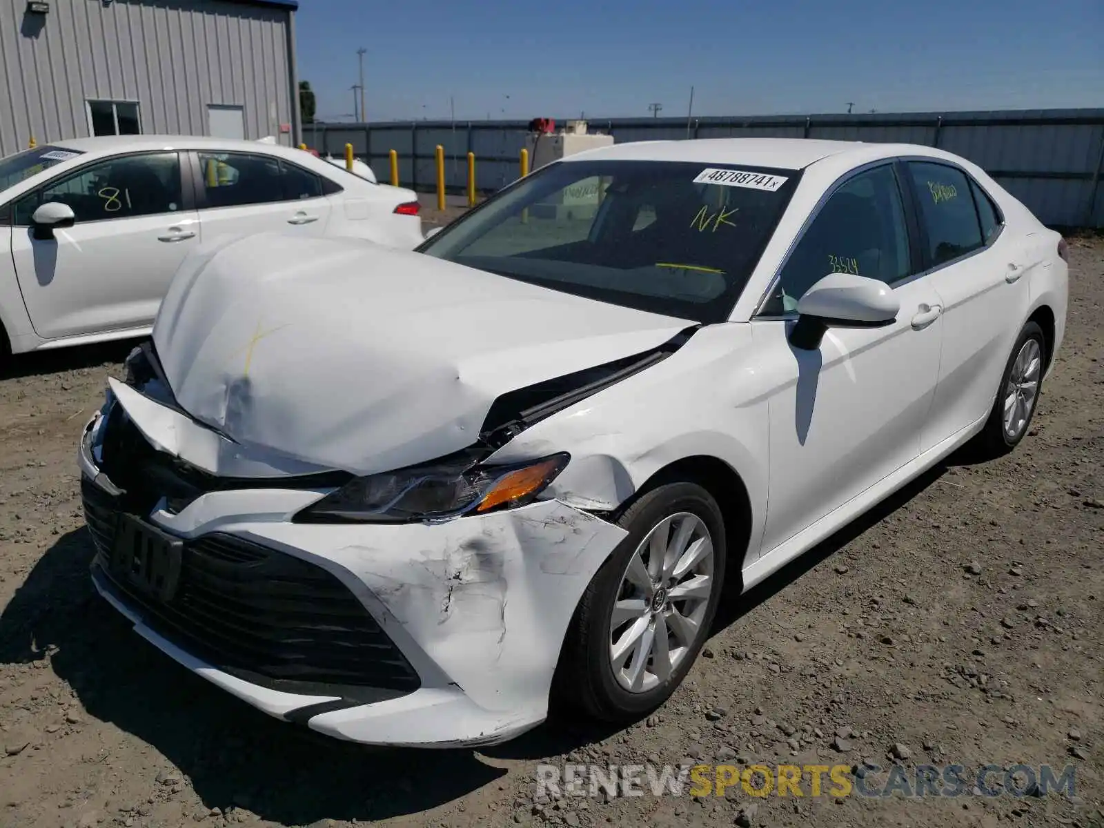 2 Photograph of a damaged car 4T1C11AK3LU891197 TOYOTA CAMRY 2020