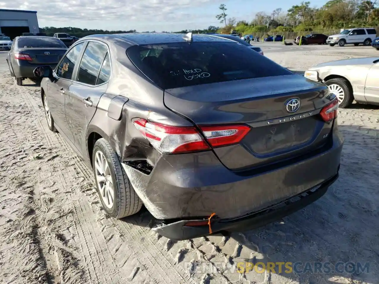 3 Photograph of a damaged car 4T1C11AK3LU902361 TOYOTA CAMRY 2020